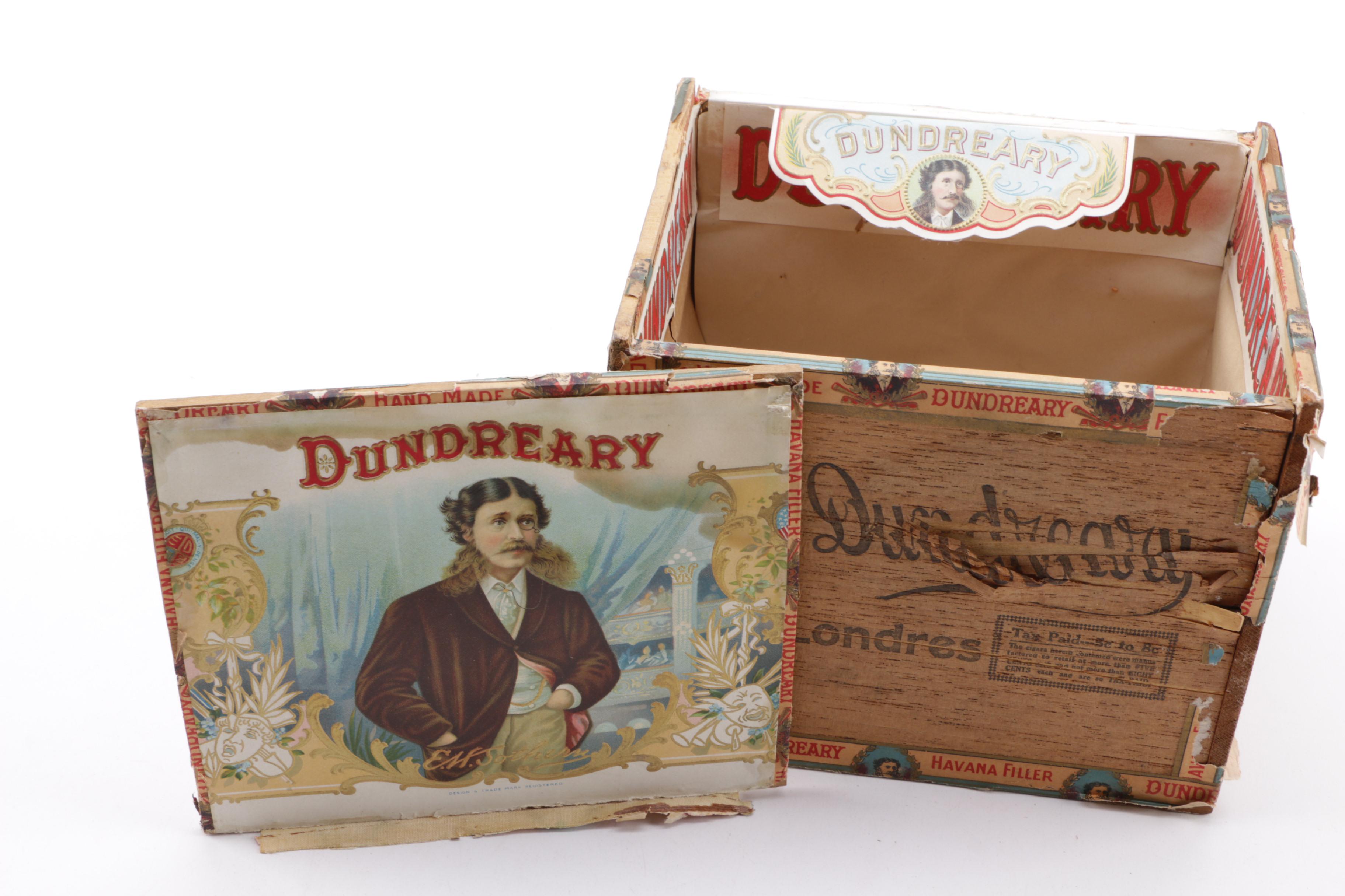 Collection of Vintage Cigar Boxes