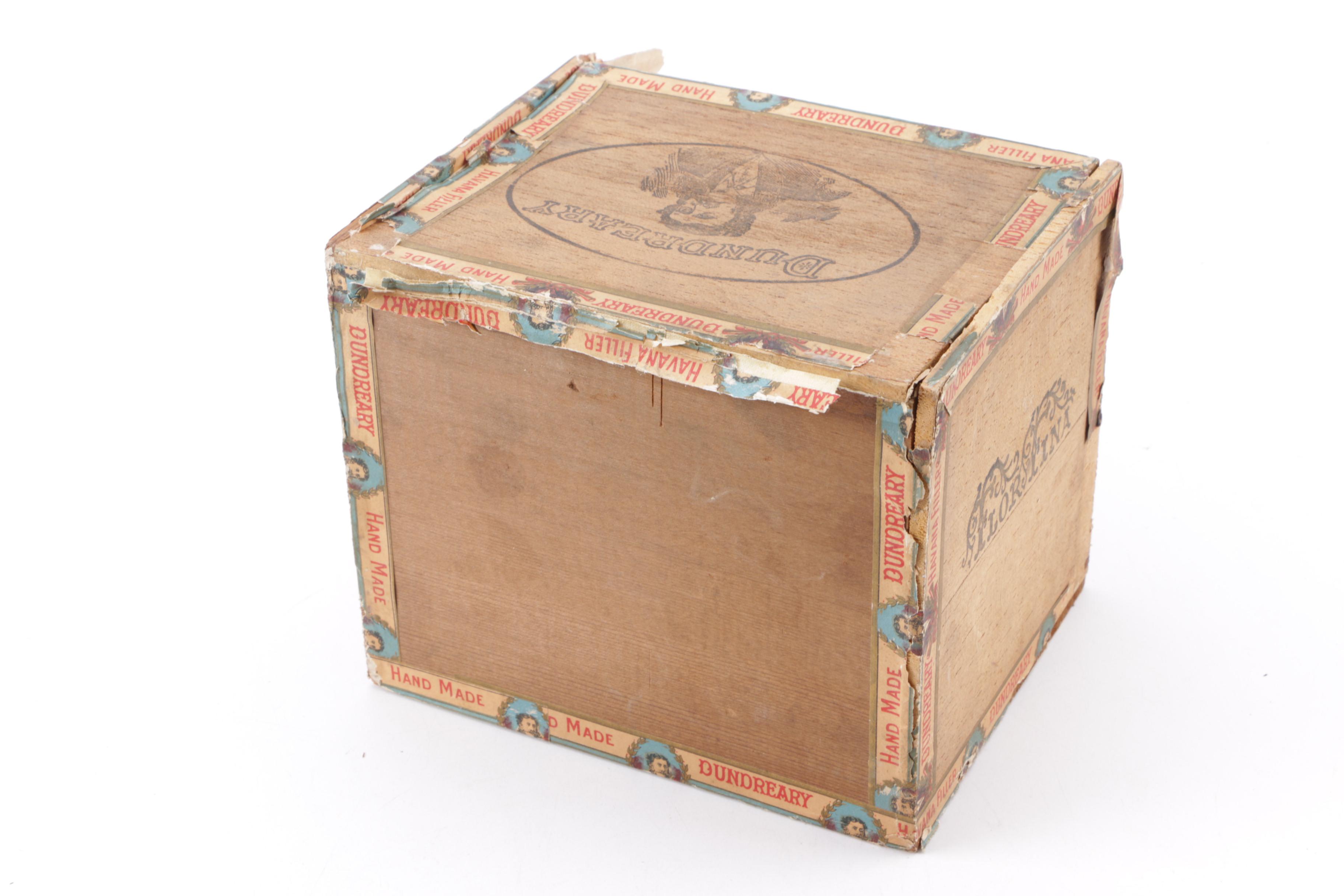 Collection of Vintage Cigar Boxes