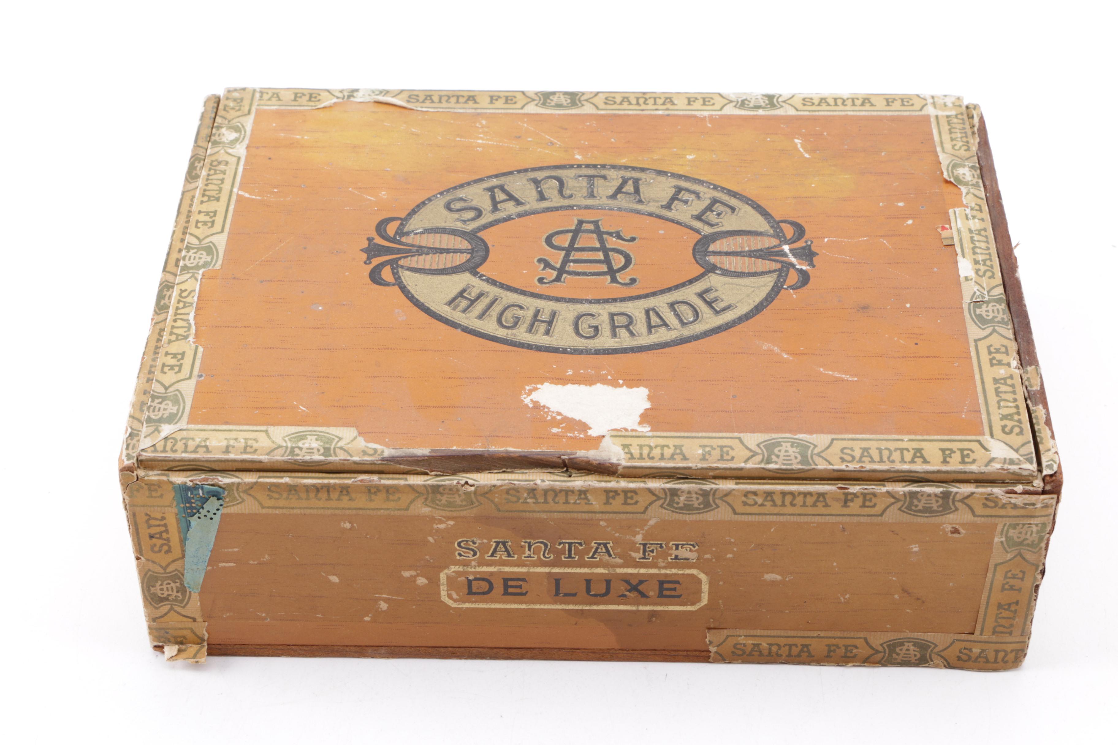 Collection of Vintage Cigar Boxes