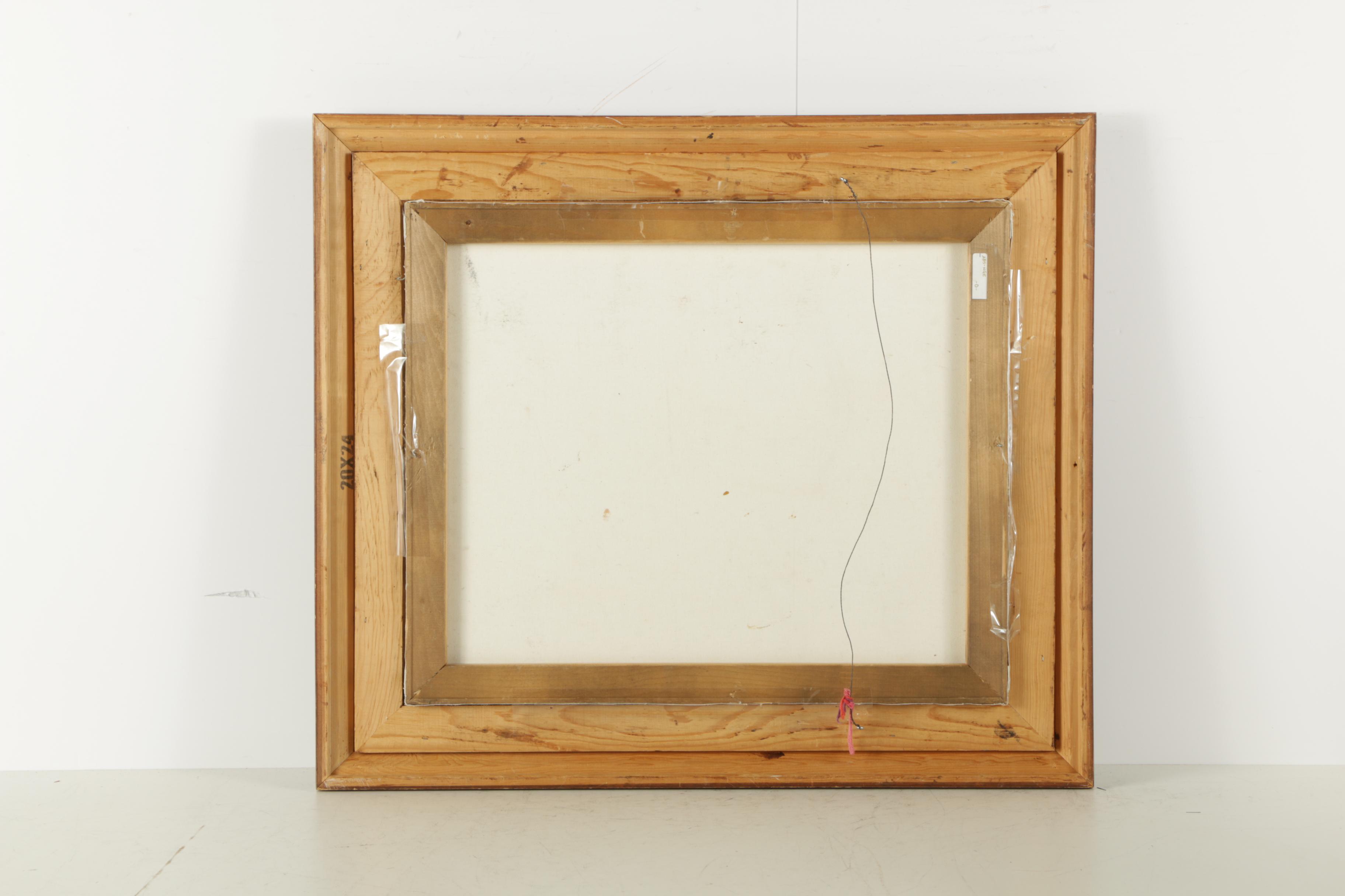 S. Hadley Oil Painting on Canvas of Impressionist Country Landscape