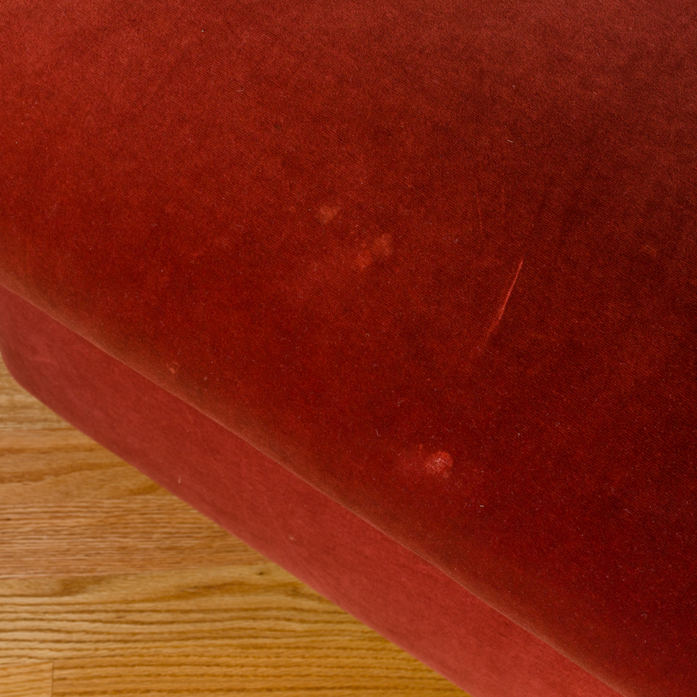 Modern Style Occasional Chair with Ottoman