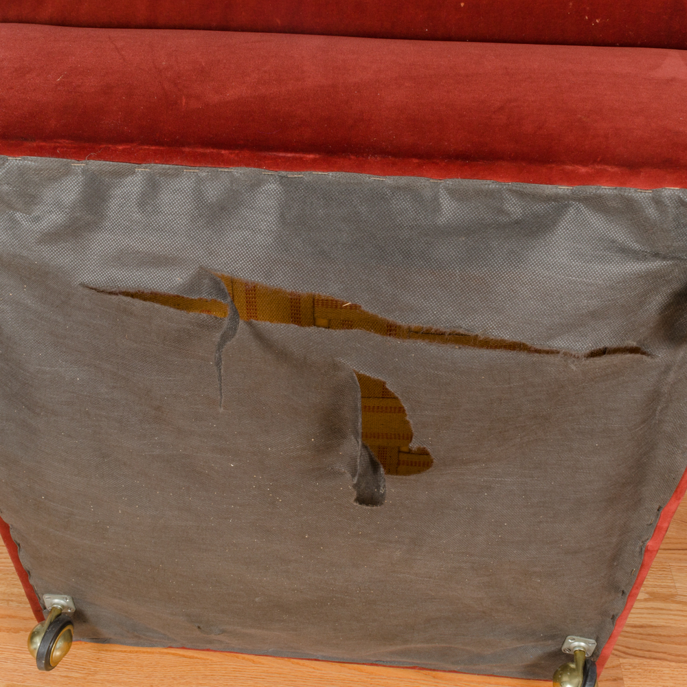 Modern Style Occasional Chair with Ottoman