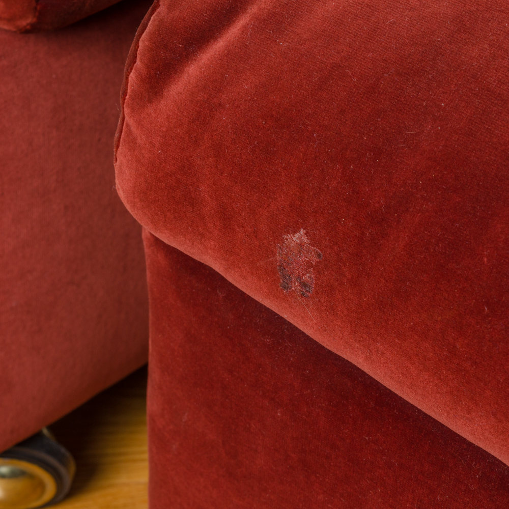 Modern Style Occasional Chair with Ottoman