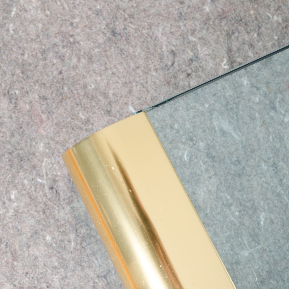 Vintage Glass Coffee Table