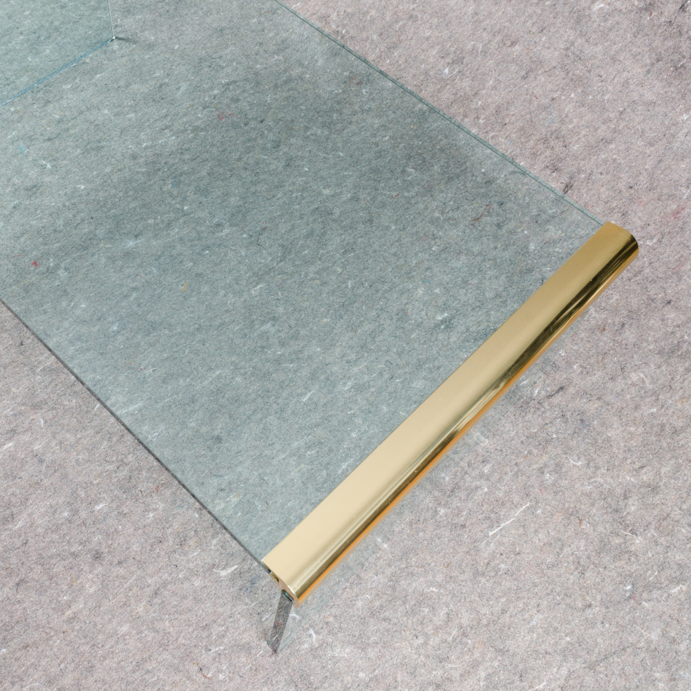 Vintage Glass Coffee Table