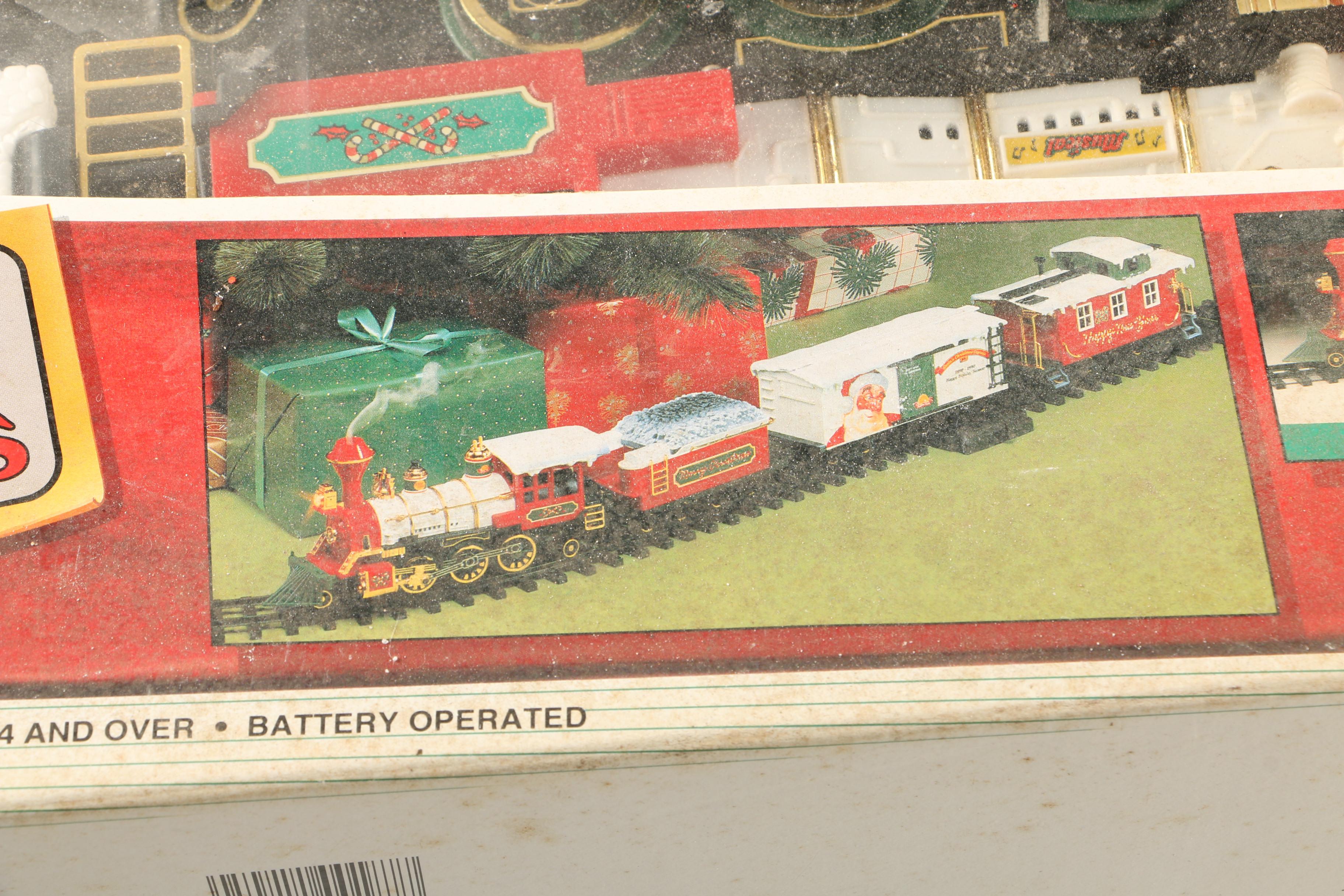 1990 New Bright "Musical Christmas Express" Train Set