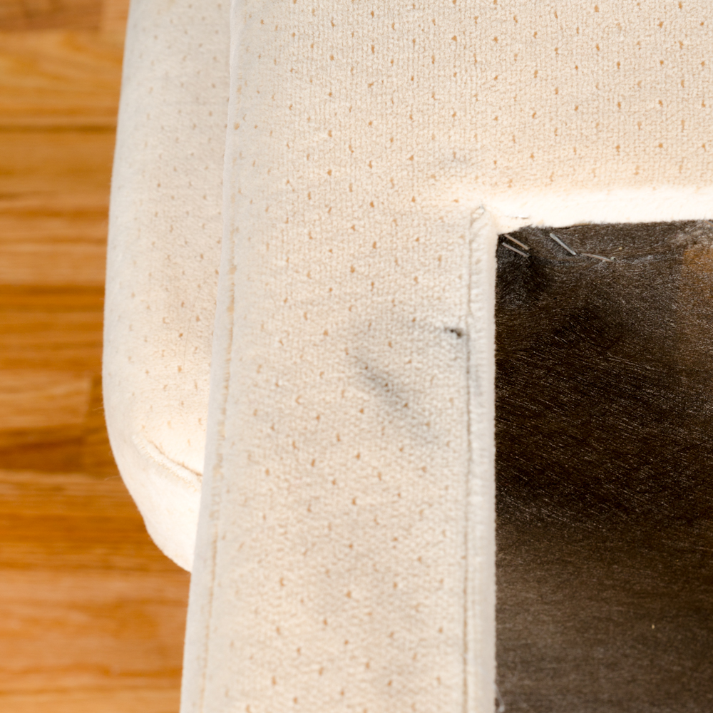 Set of Four Upholstered Parson's Style Chairs