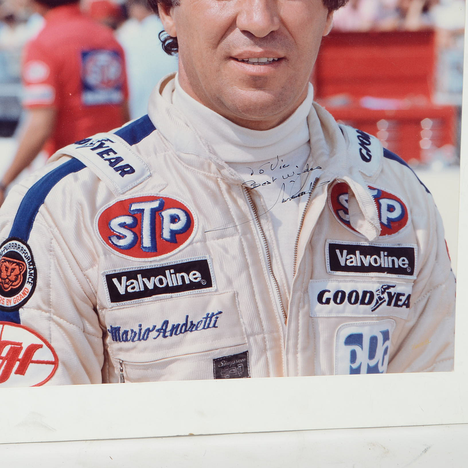 Mario Andretti Signed Photo