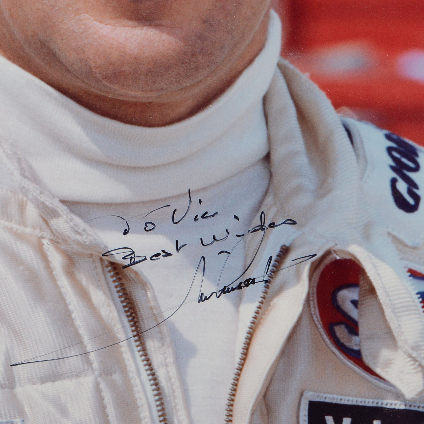 Mario Andretti Signed Photo