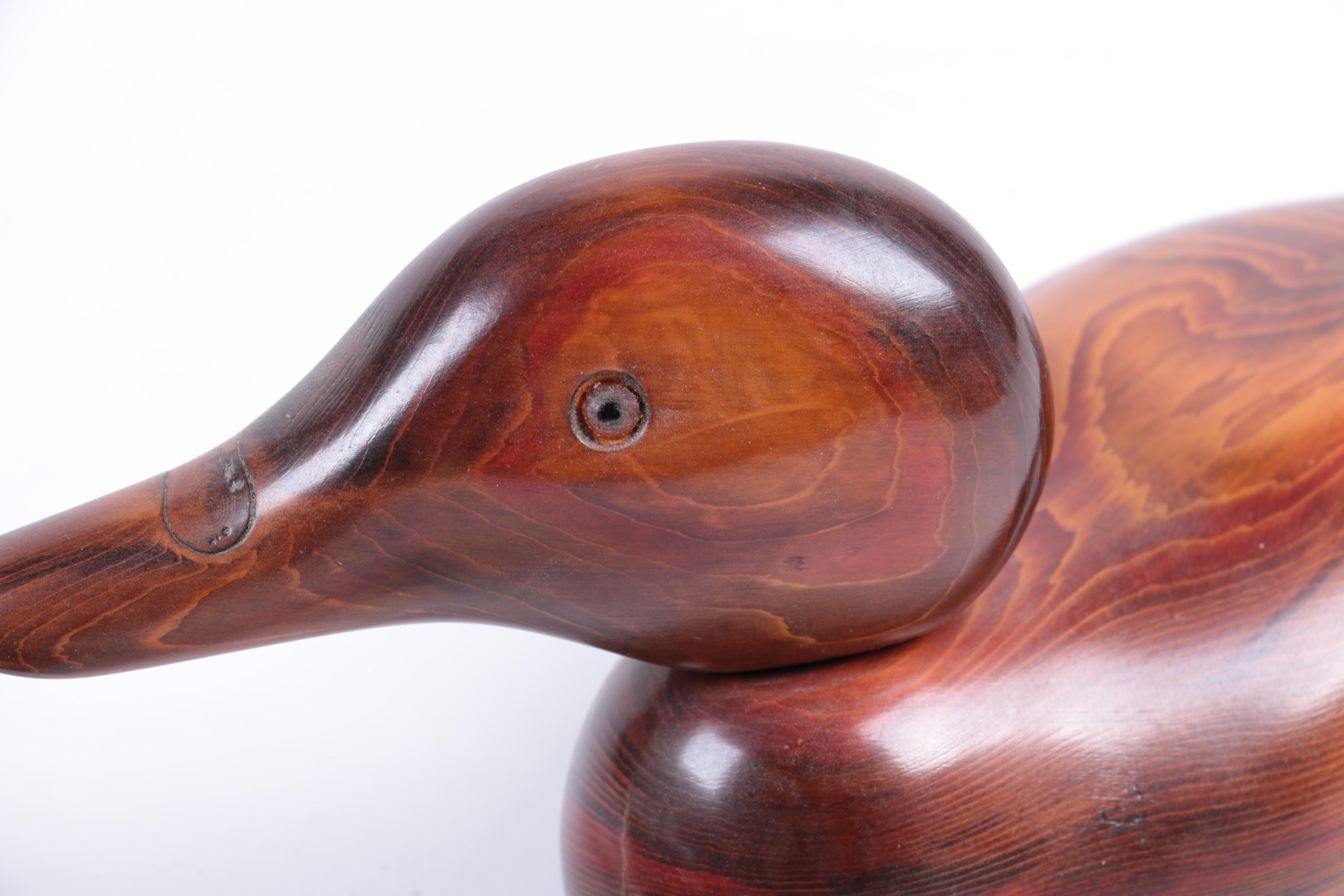 Hand-Carved Wooden Duck Decoys and Sculptures