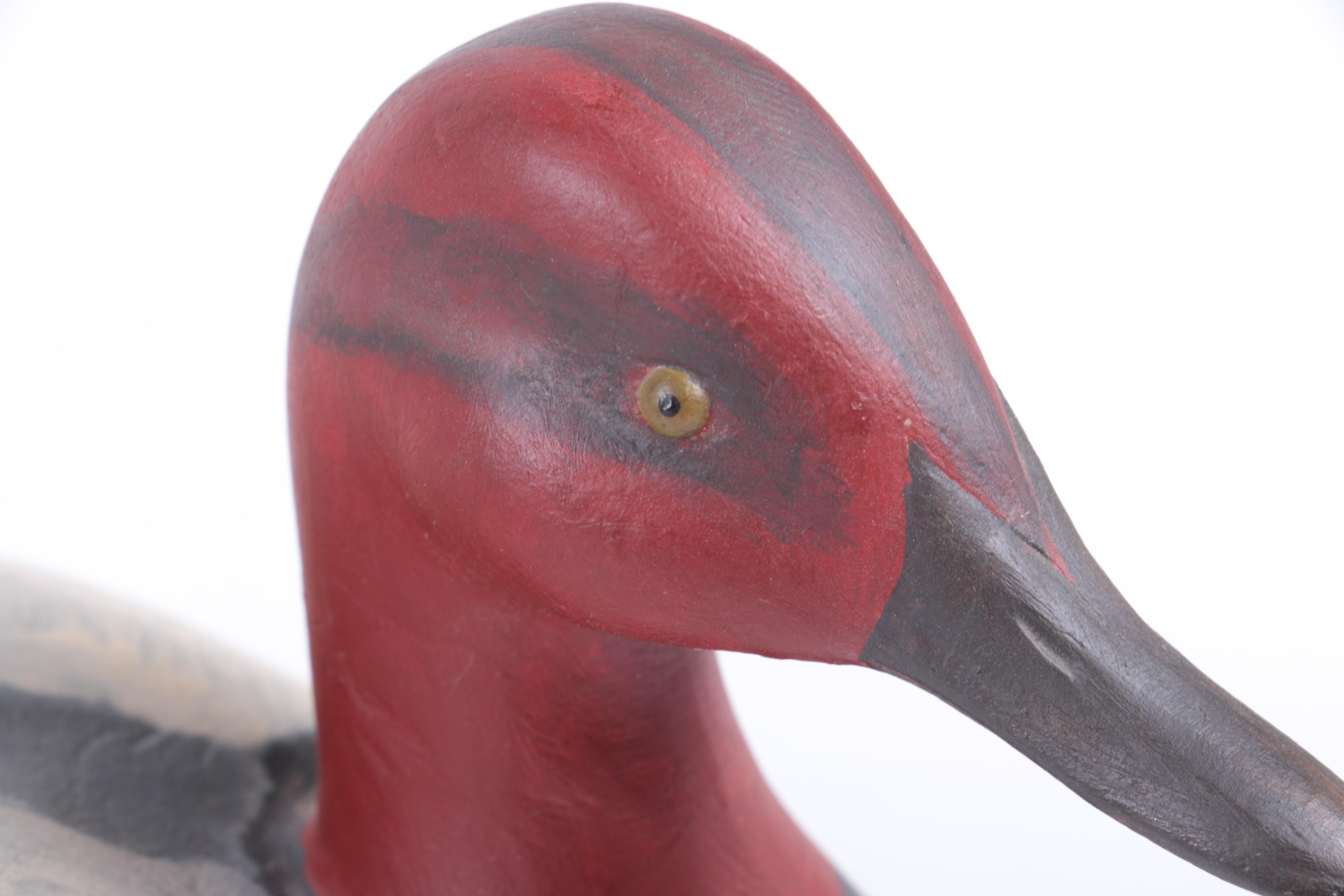 Hand-Carved Wooden Duck Decoys and Sculptures