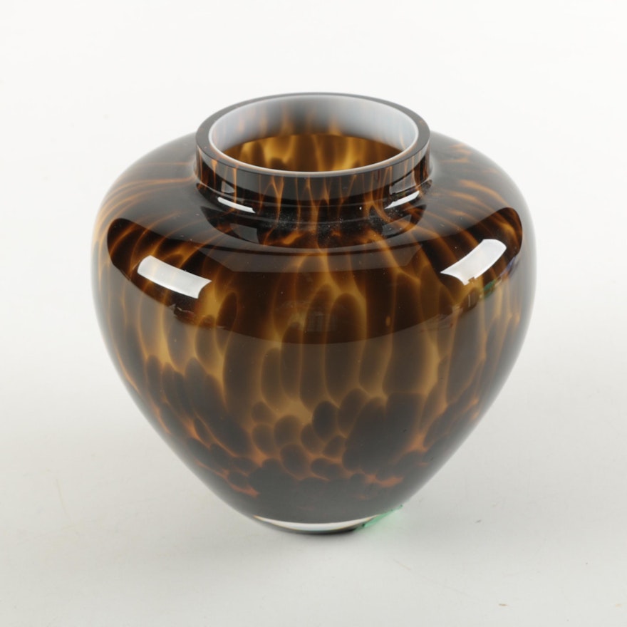 Hutschenreuther Cased Art Glass Vase