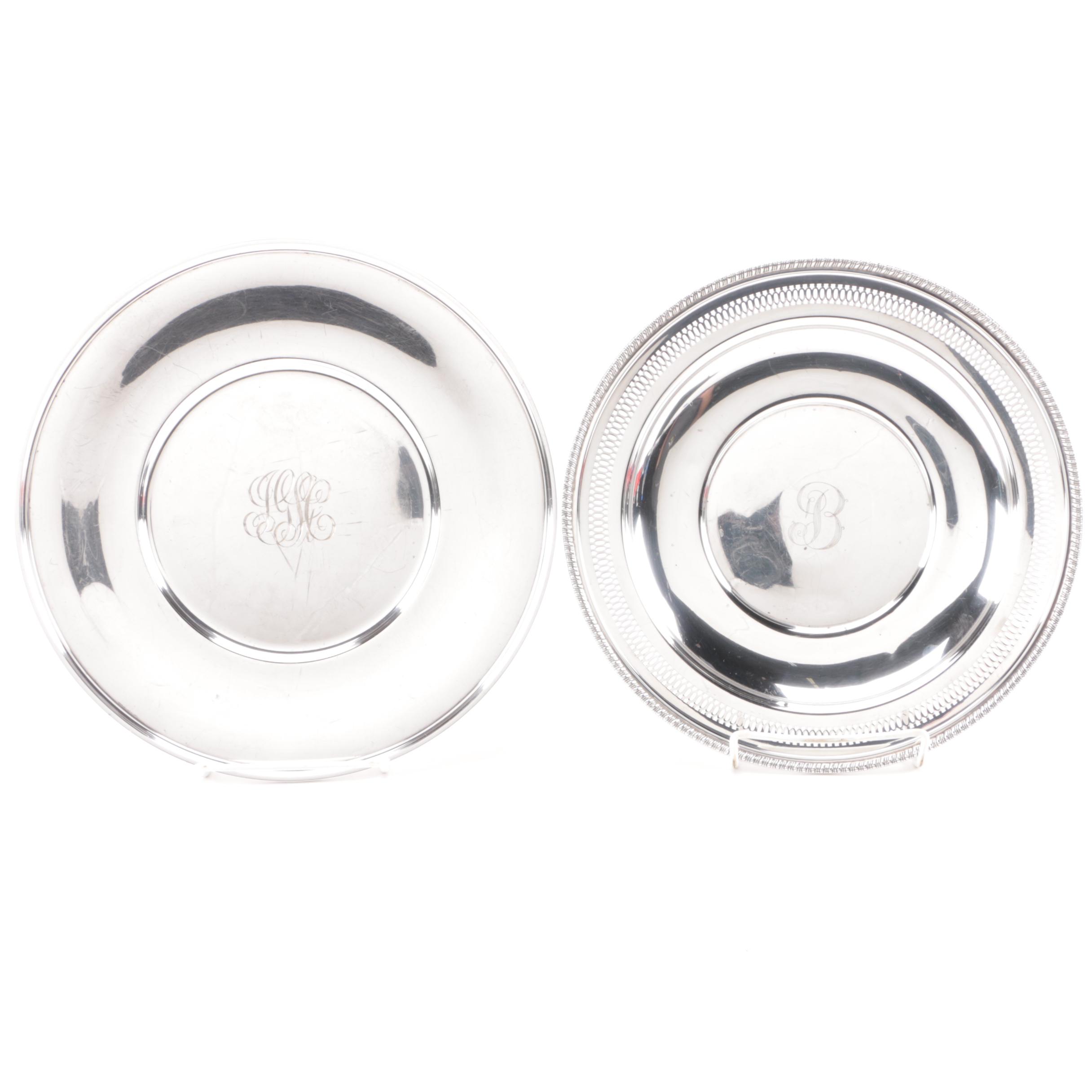 S. Kirk & Son Sterling Silver Wide Rimmed Plate with Pierced Edge Plate