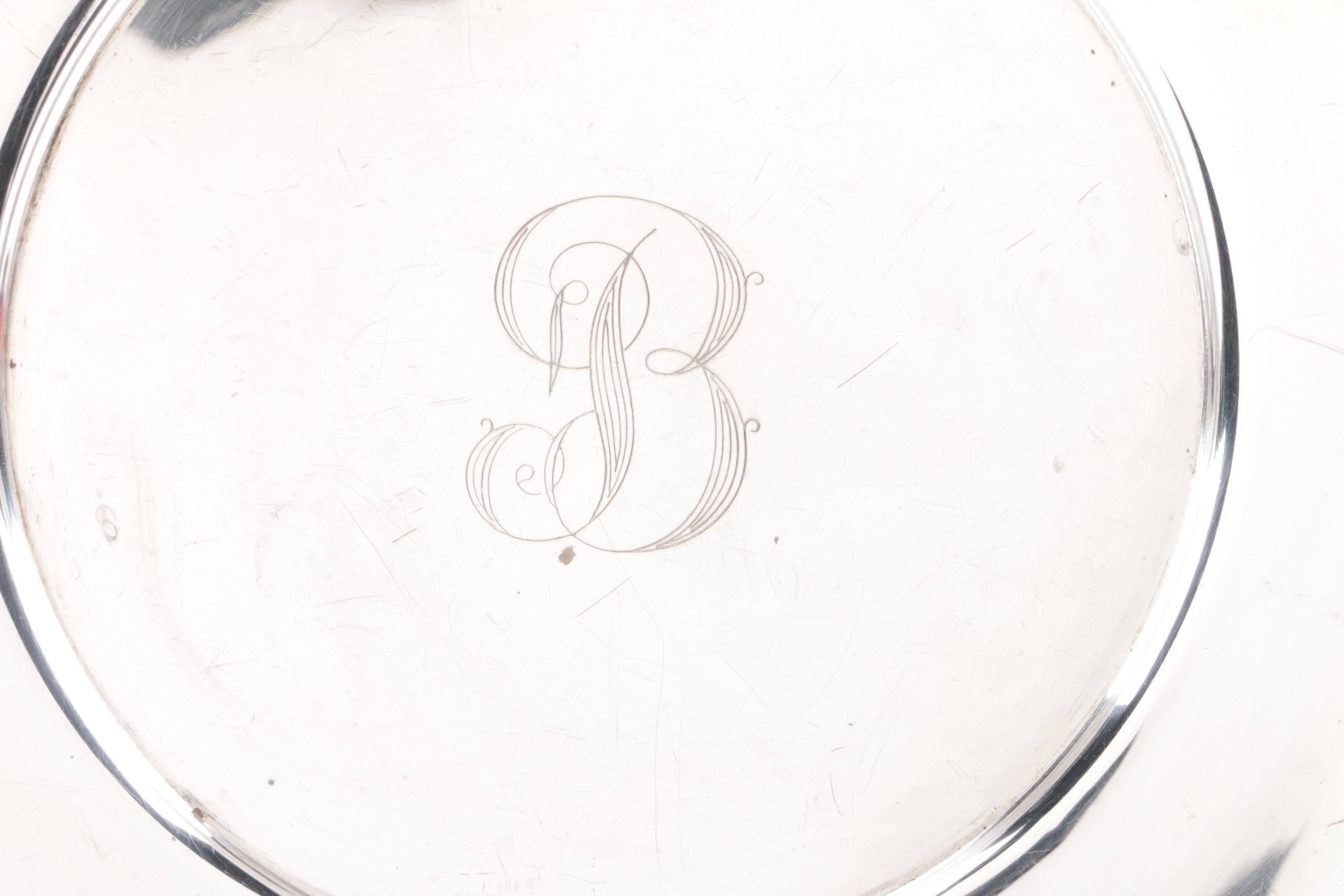 S. Kirk & Son Sterling Silver Wide Rimmed Plate with Pierced Edge Plate