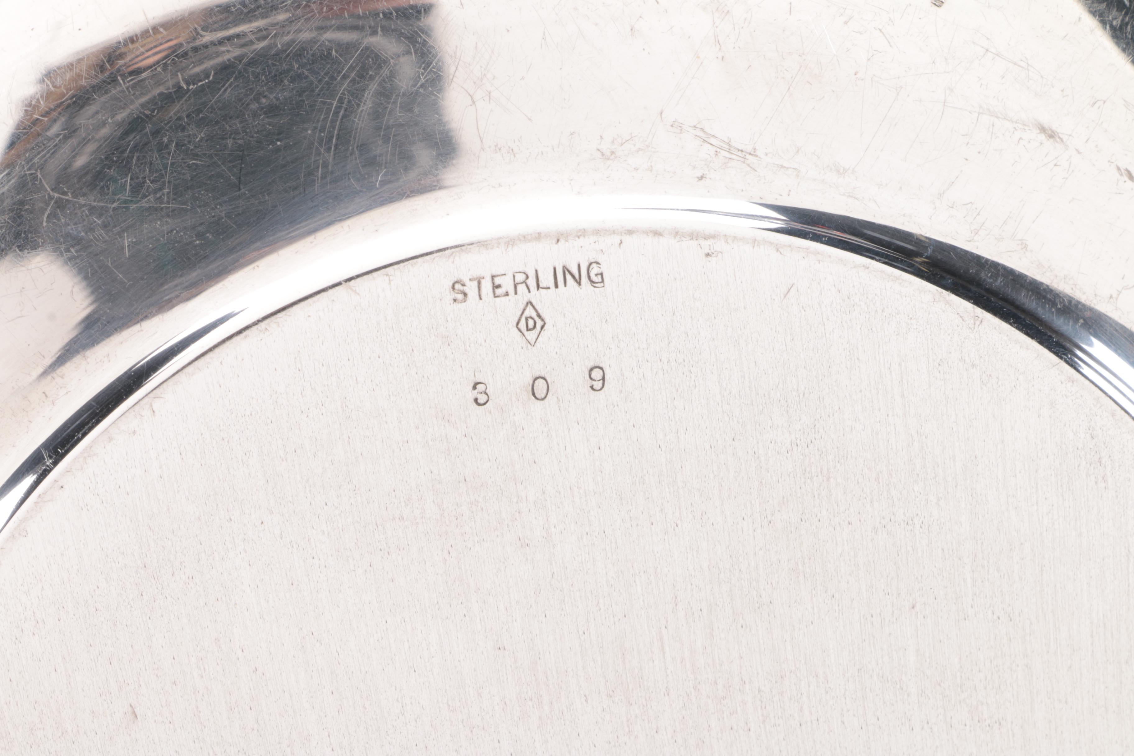 S. Kirk & Son Sterling Silver Wide Rimmed Plate with Pierced Edge Plate