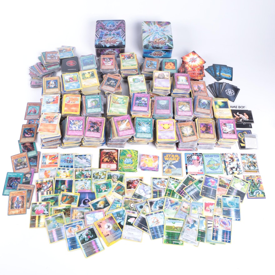 Collection of Pokemon and Other Trading Cards
