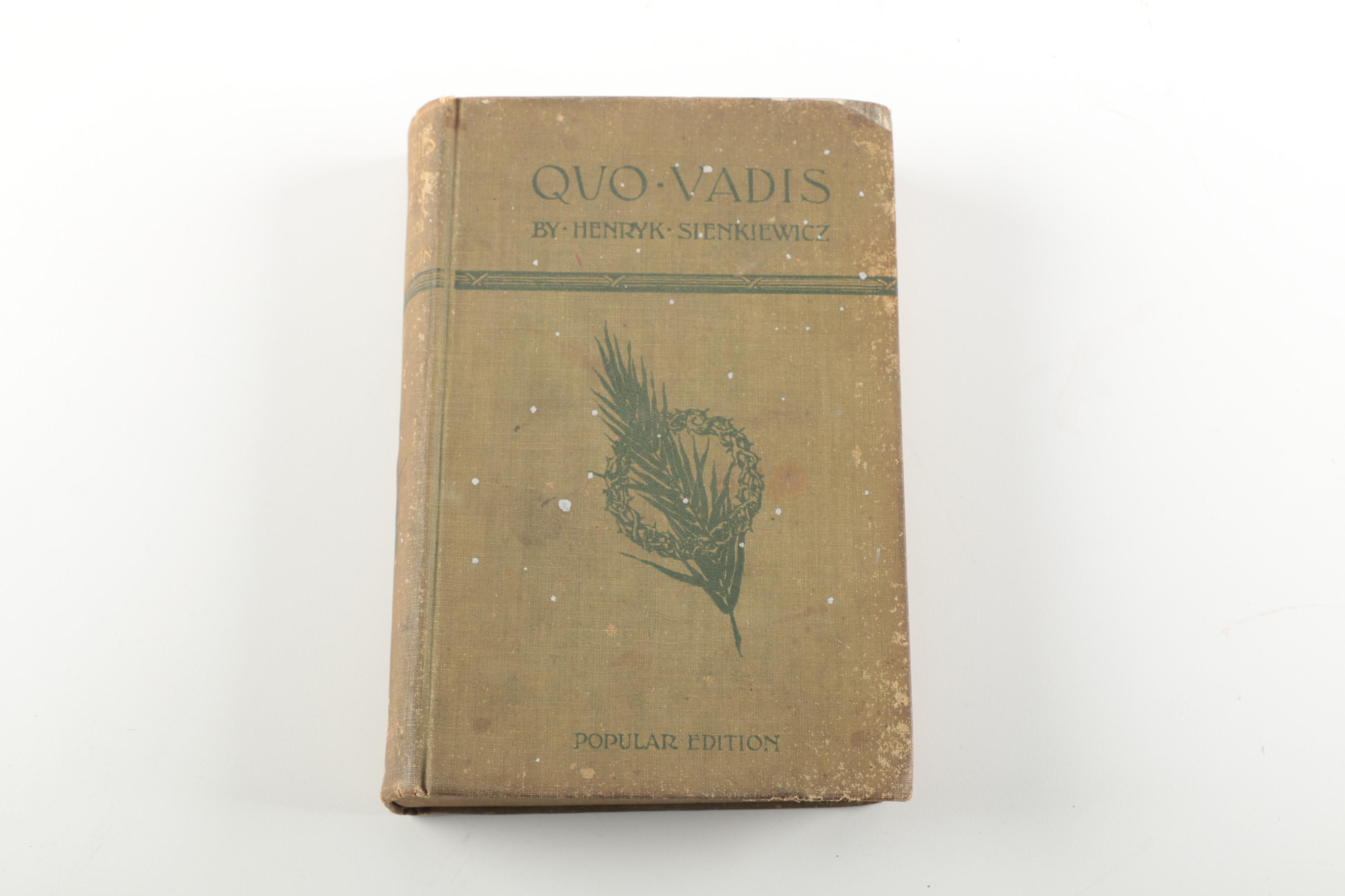 1943 "Murder in Havana" and 1898 "Quo Vadis"