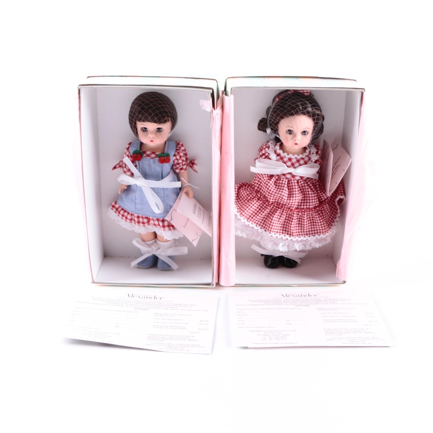 Madame Alexander "Cherry Pie" and "Afternoon Picnic" Dolls
