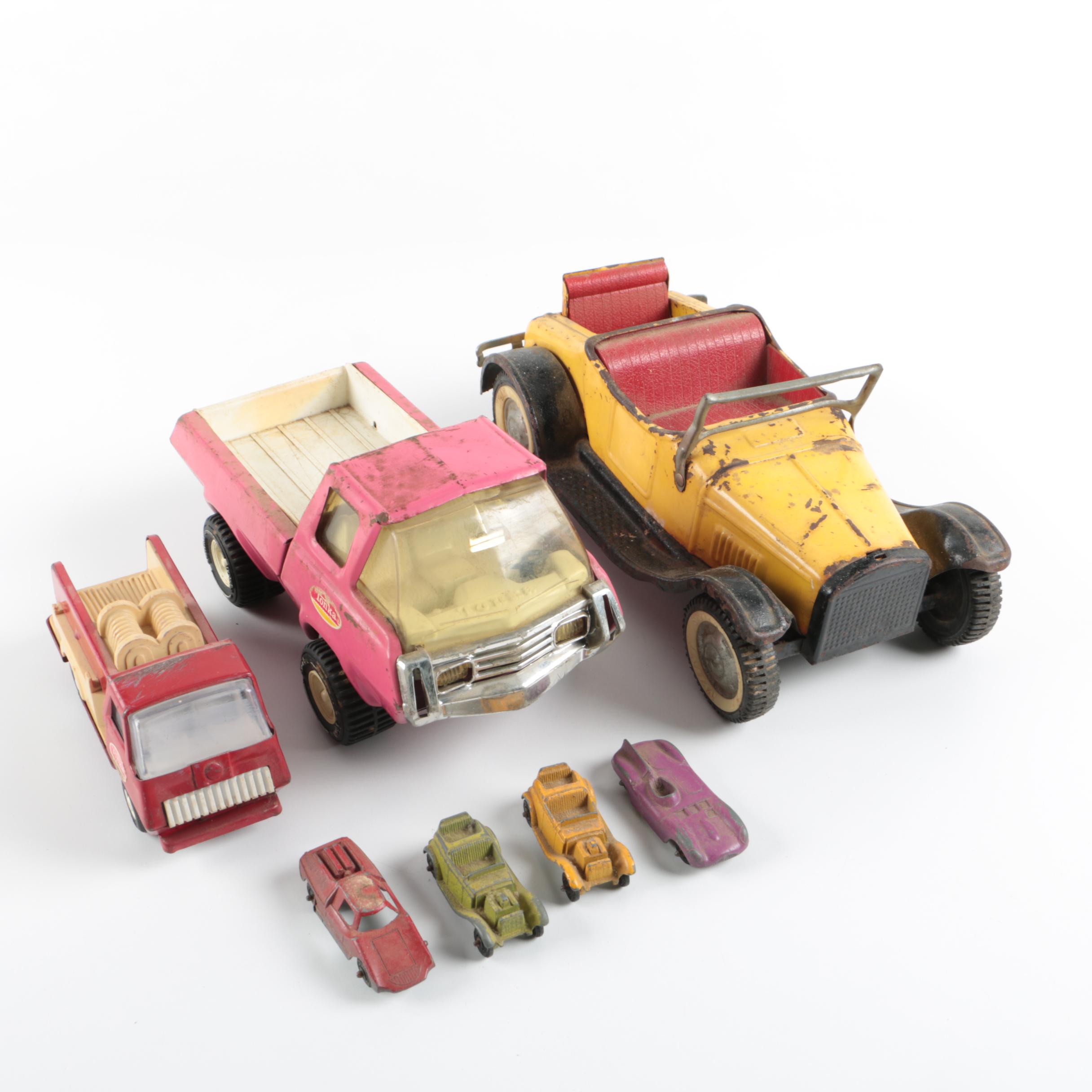 Assortment of Tonka and Other Toy Cars.