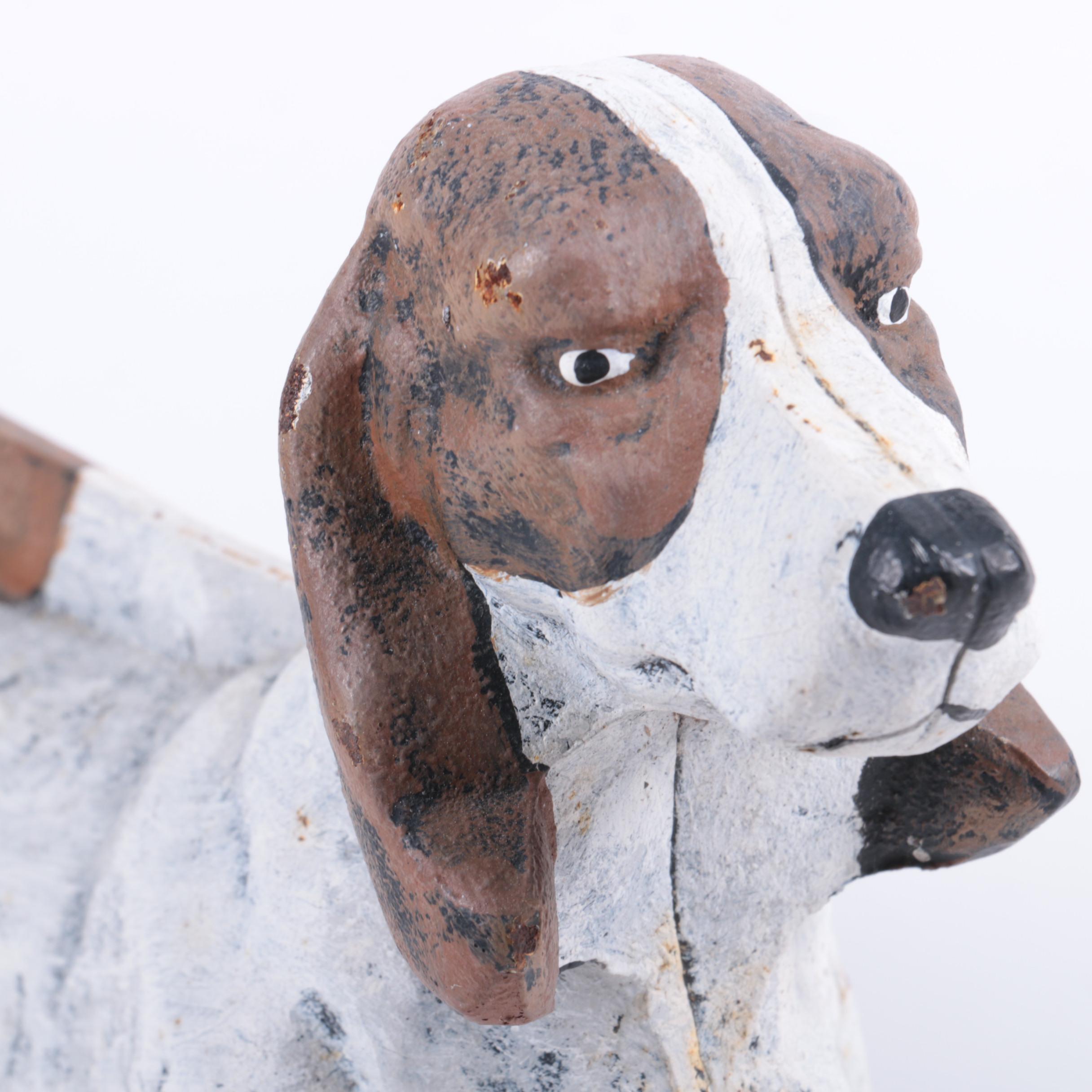 Vintage Cast Iron Dachshund Boot Scraper