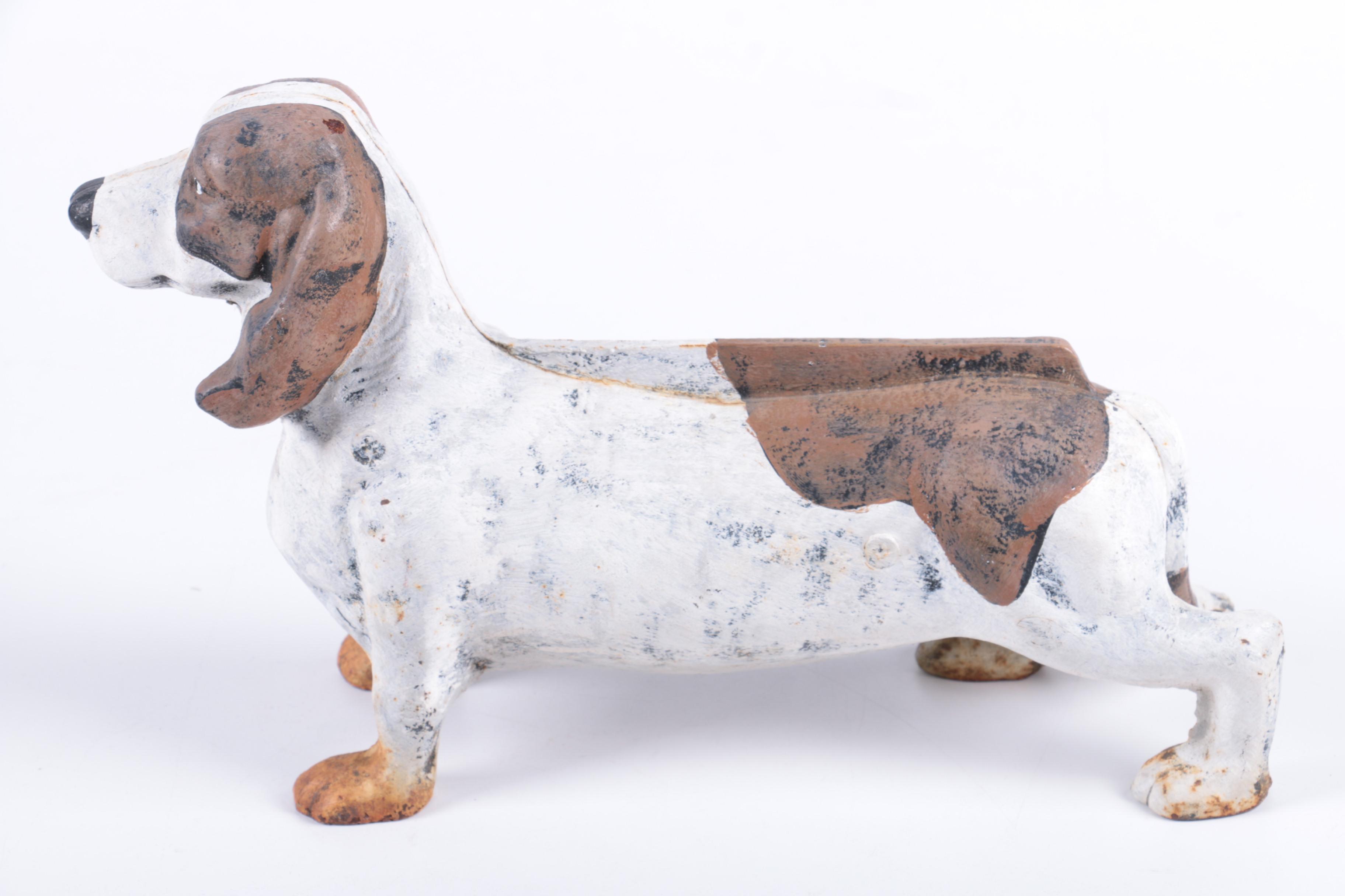 Vintage Cast Iron Dachshund Boot Scraper