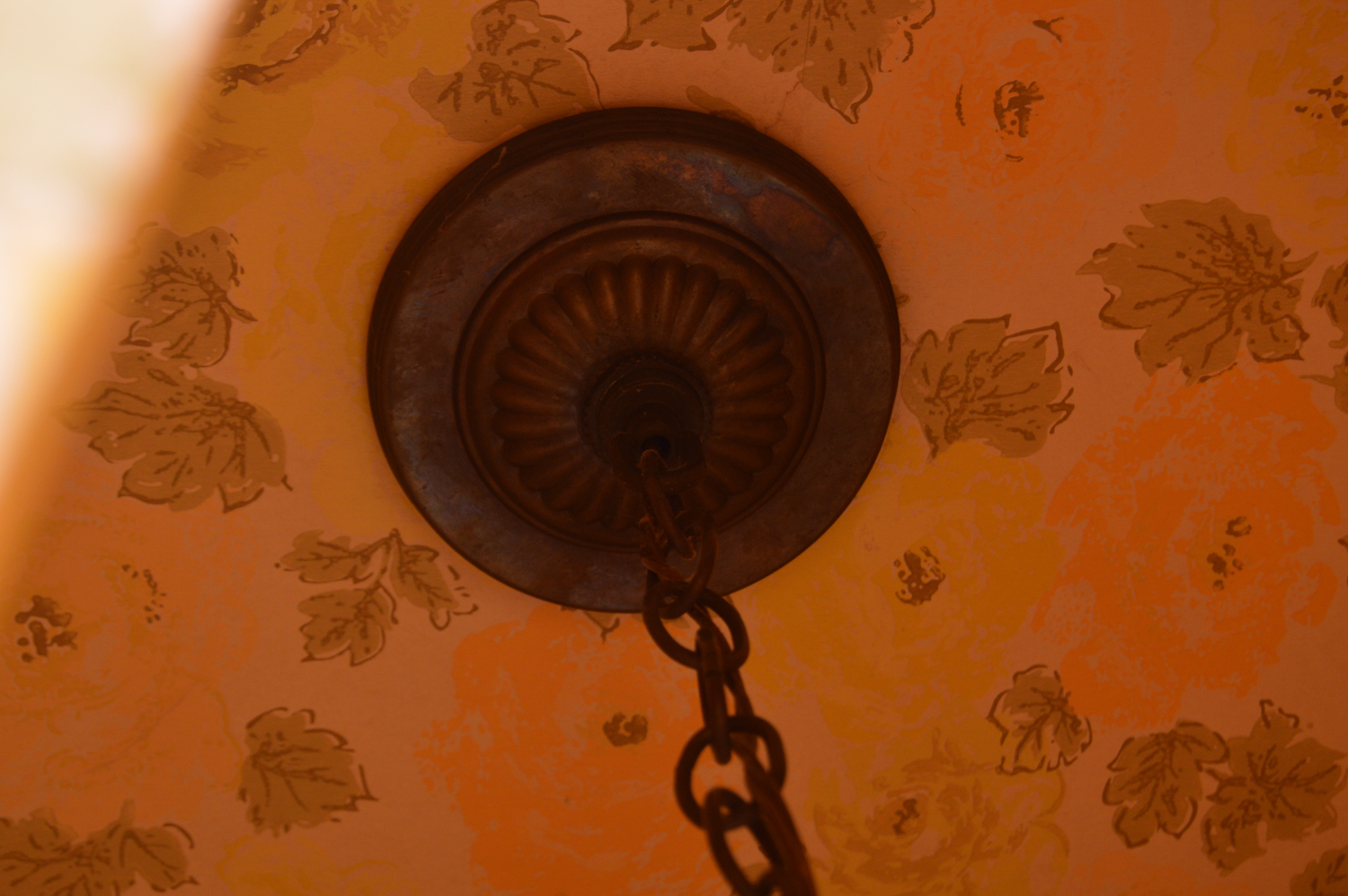 Vintage Slag Glass Tulip Swag Pendant Lights