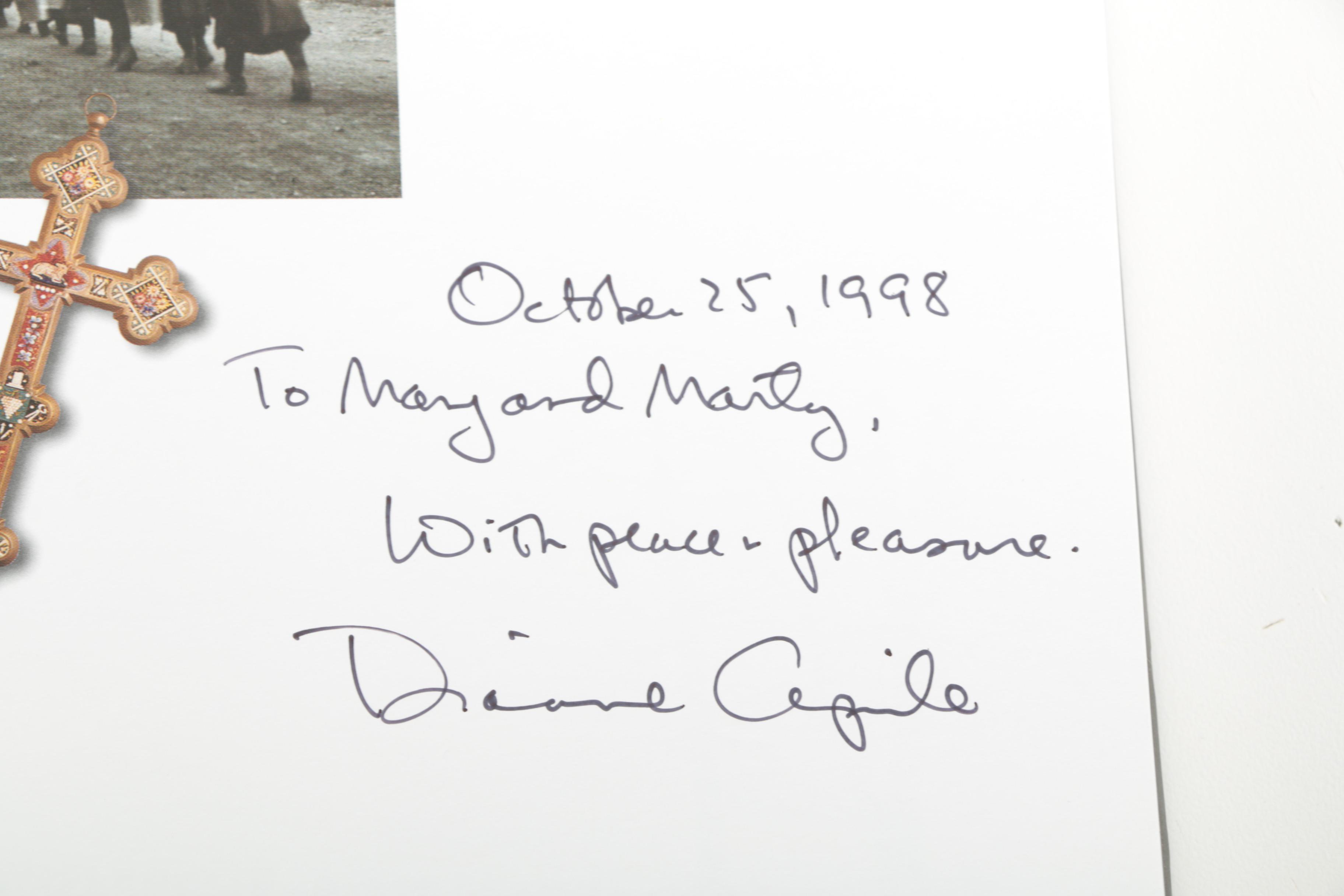 Signed Copy of "The Abbey of Gethsemani" by Dianne Aprile