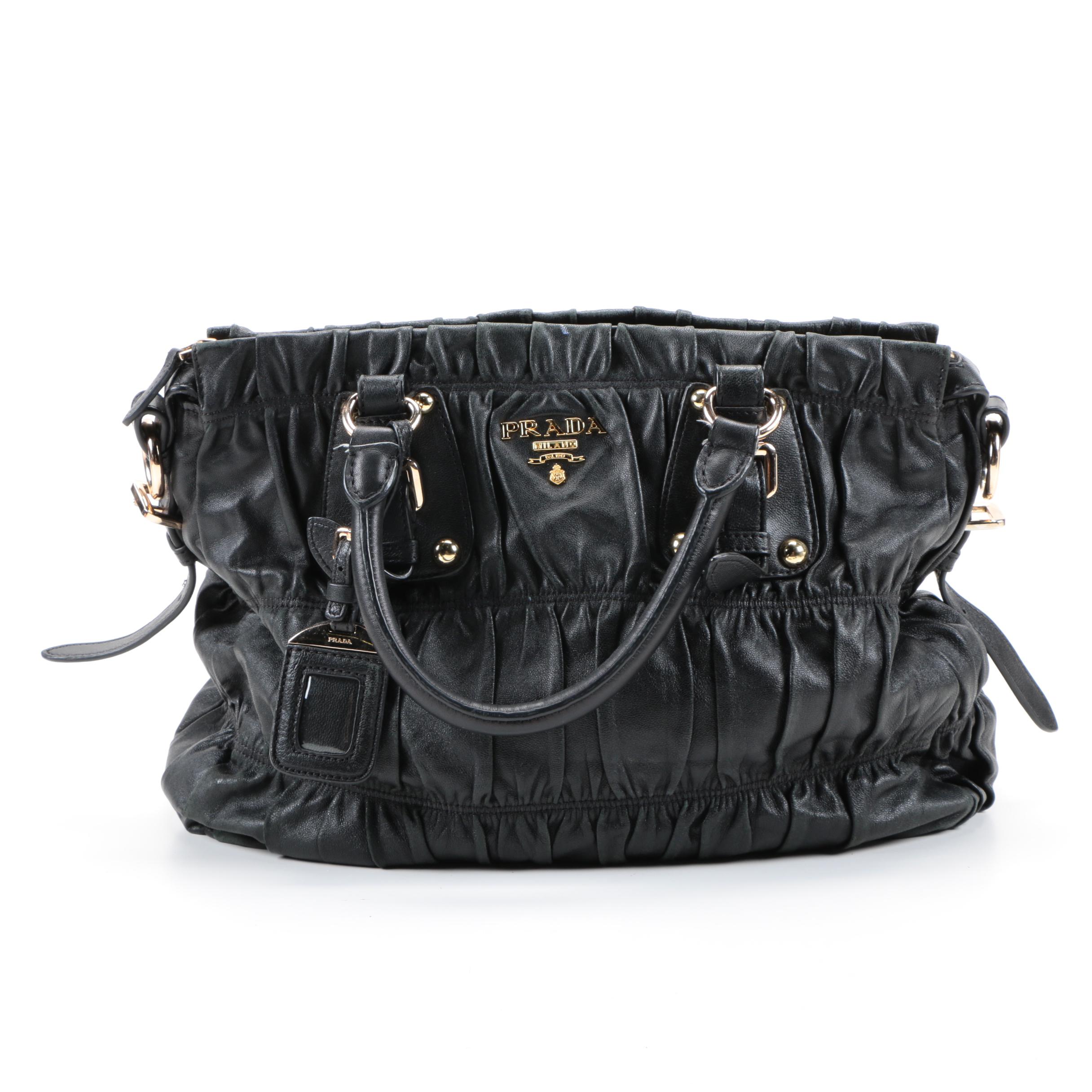 Prada Nappa Gaufre Leather Tote