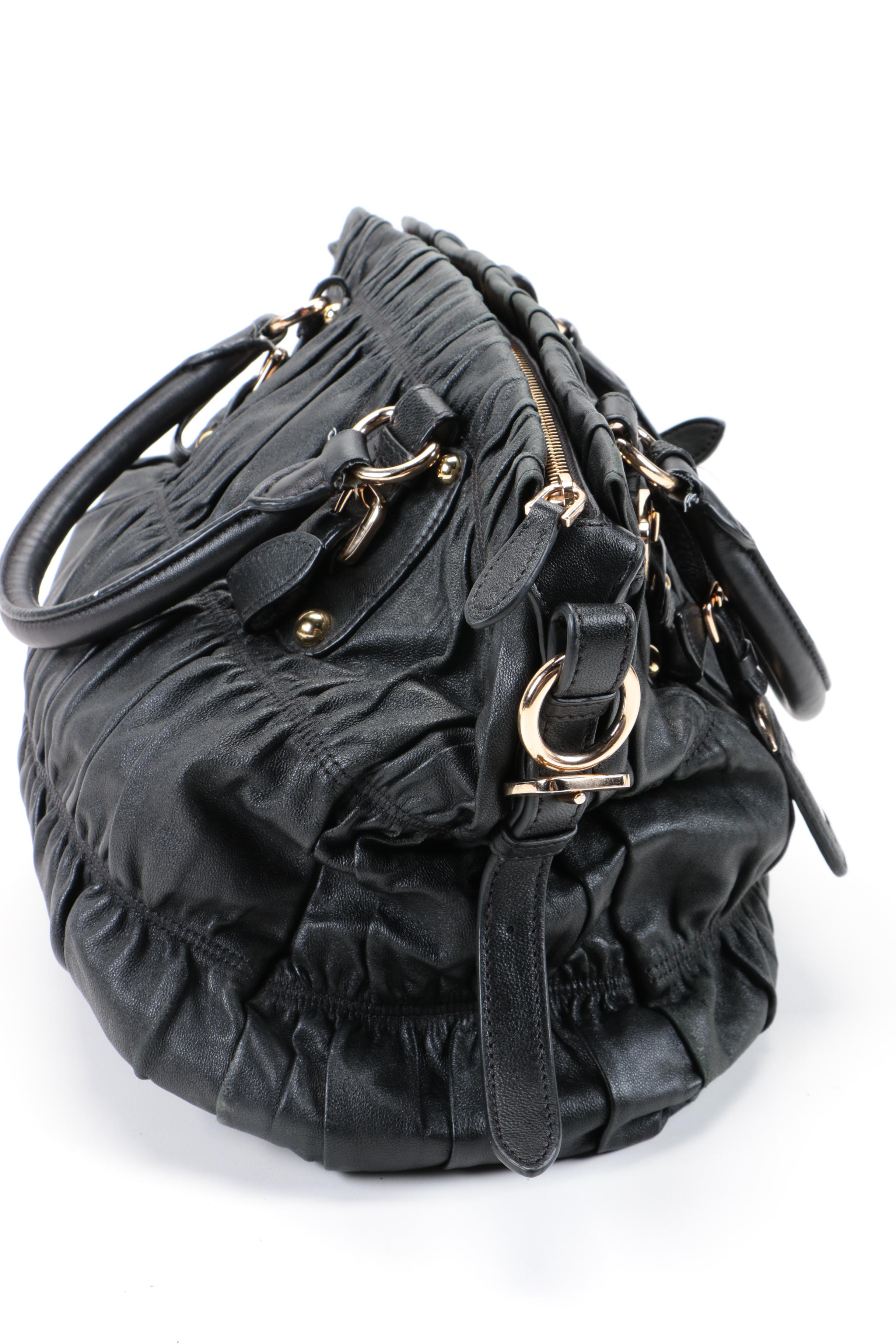 Prada Nappa Gaufre Leather Tote