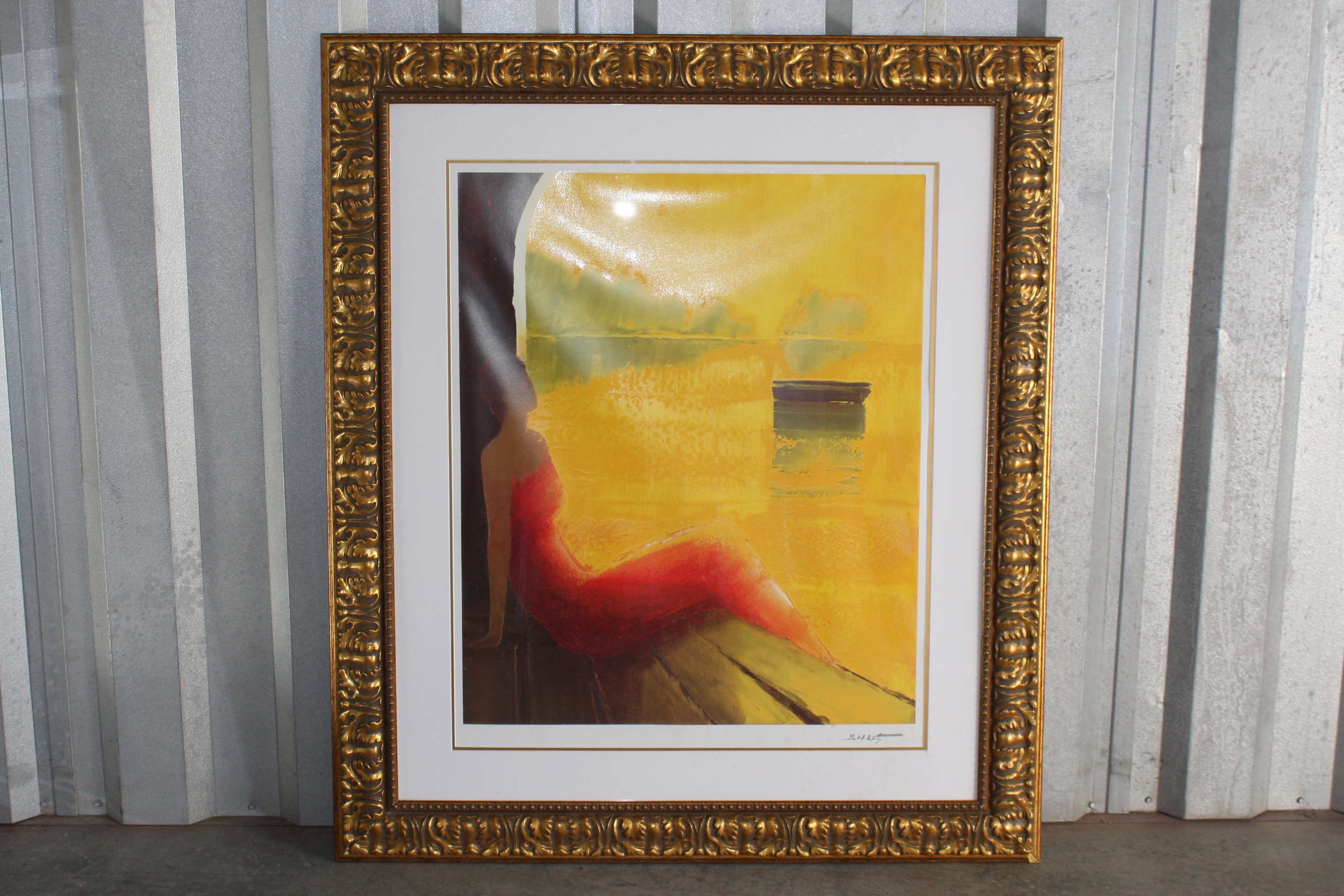 Seriolithograph on Paper After Emile Bellet's "D'or et de Rêve"