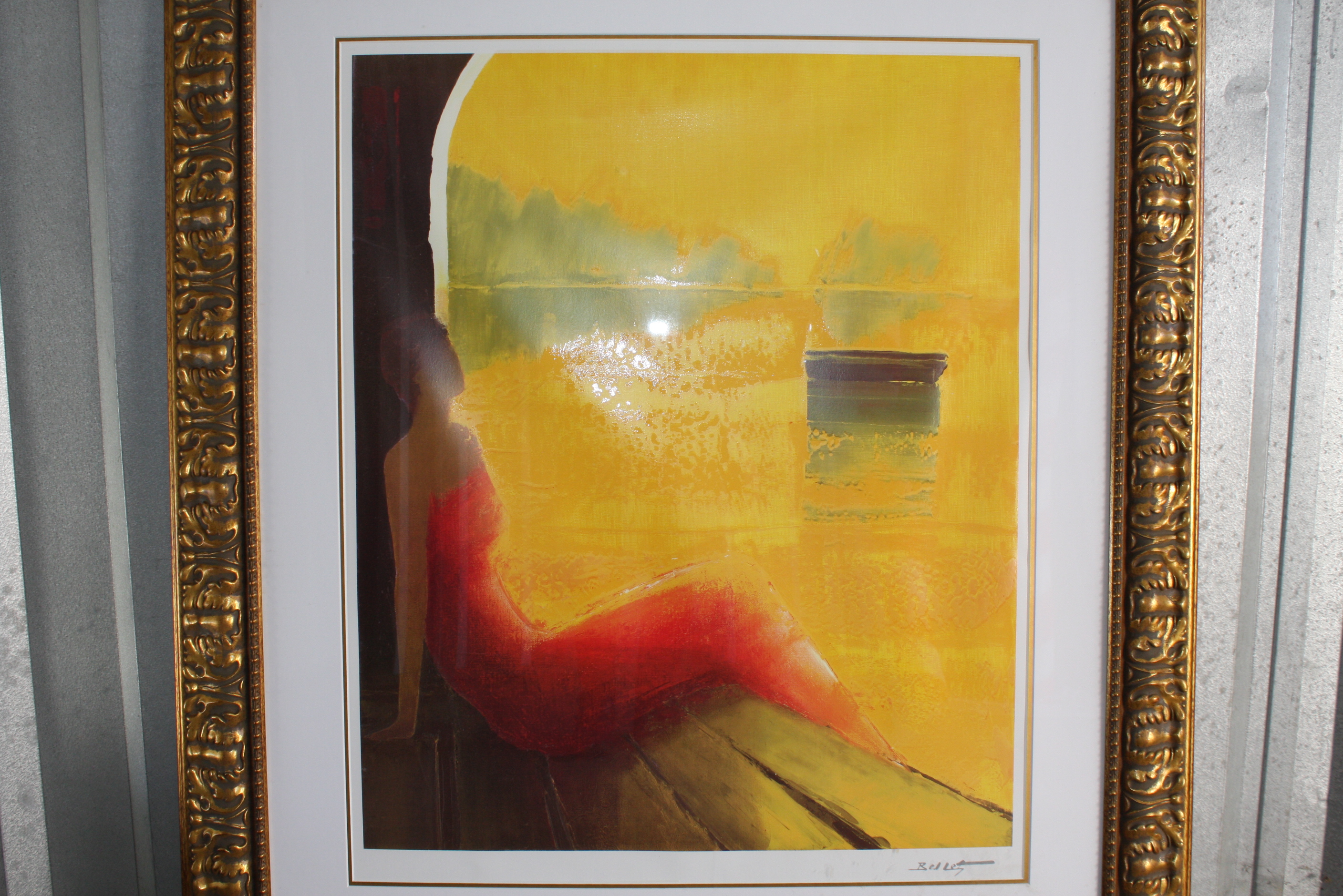 Seriolithograph on Paper After Emile Bellet's "D'or et de Rêve"