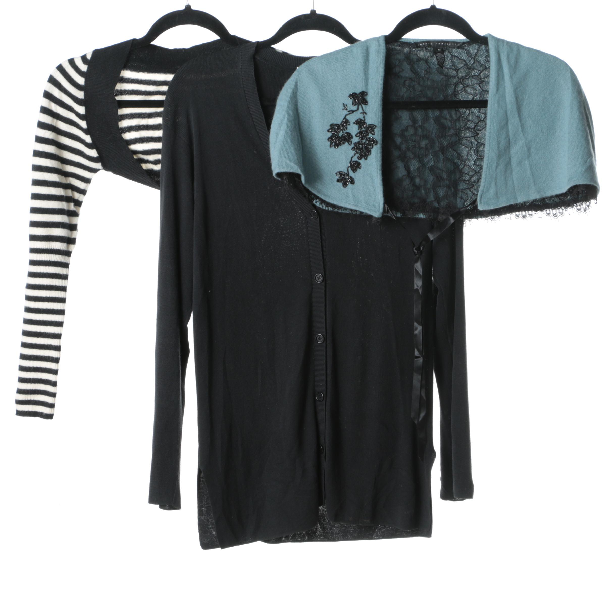 Women's Cardigan, Shawl and Cropped Cardigan Including Cashmere
