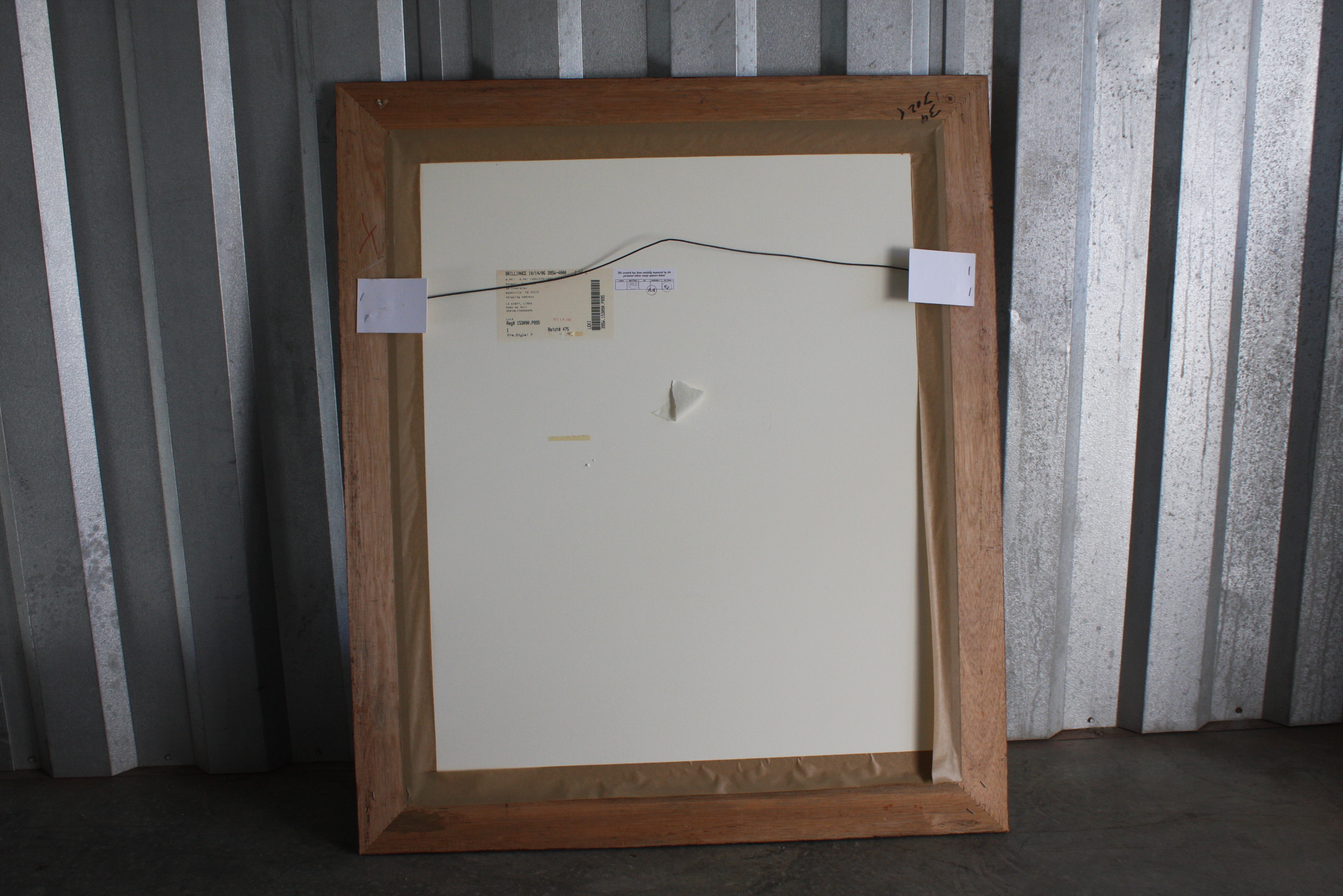 Seriolithograph Print on Paper After Linda Le Kinff's "Robe du Soir"