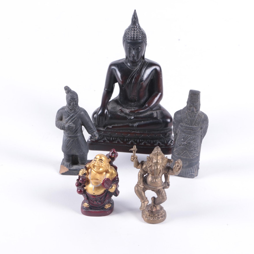 Hindu and Buddhist Inspired Figurines