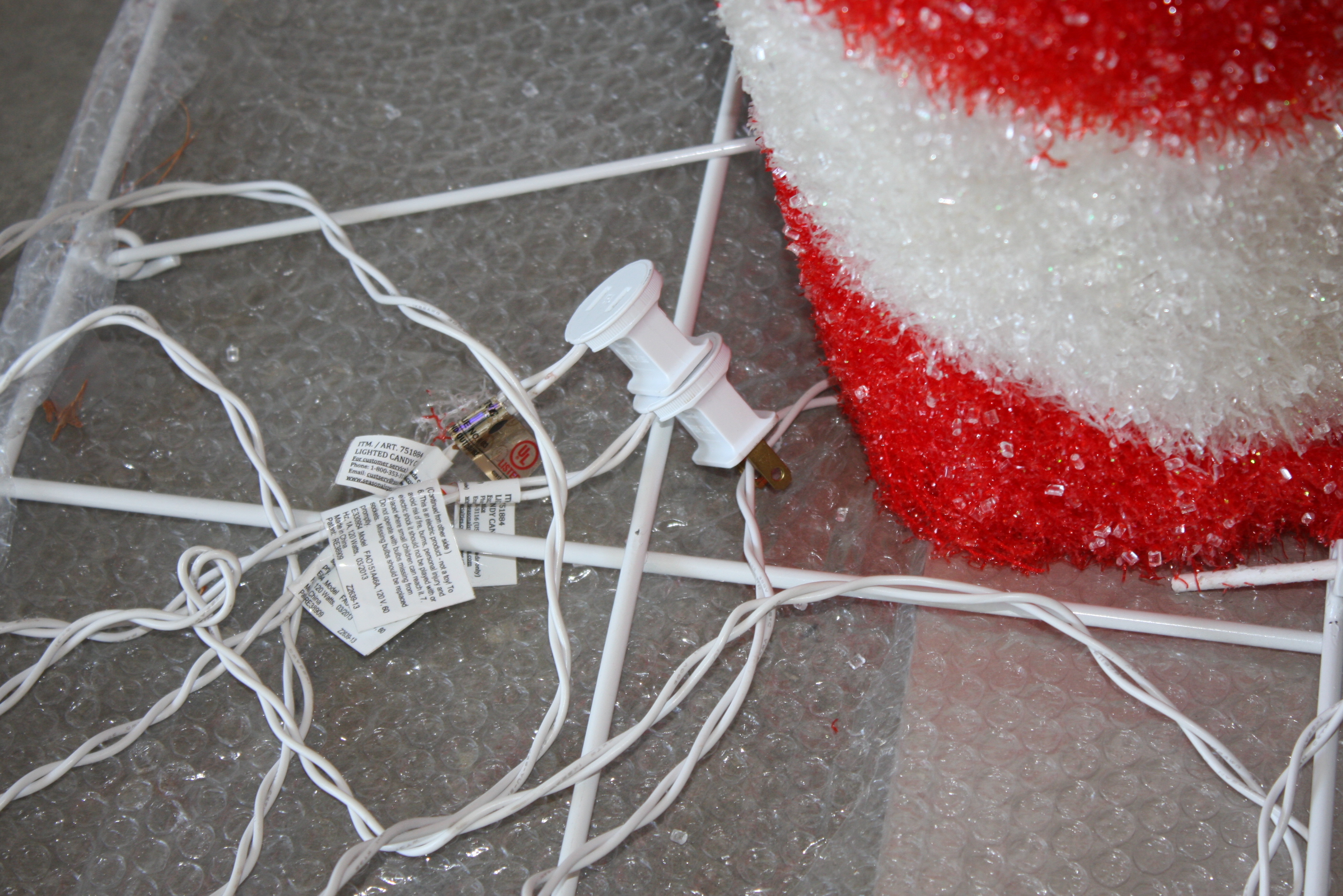 Outdoor Candy Cane Christmas Decor