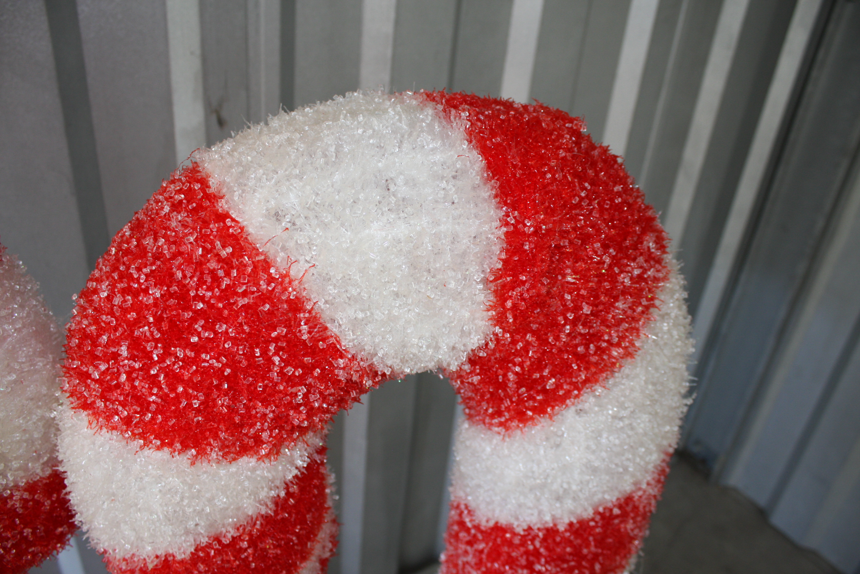 Outdoor Candy Cane Christmas Decor