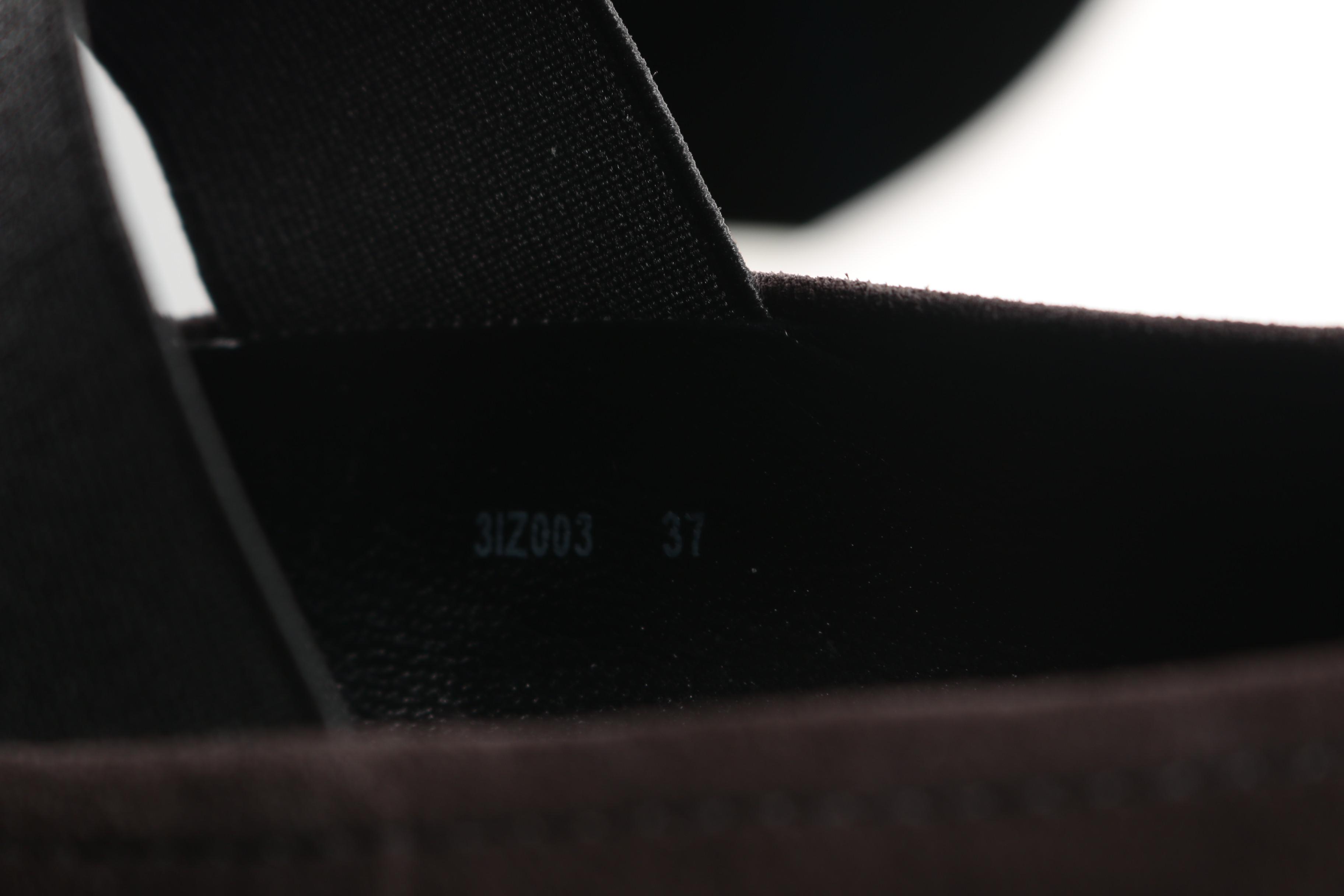 Prada Brown Suede Wedge Pumps