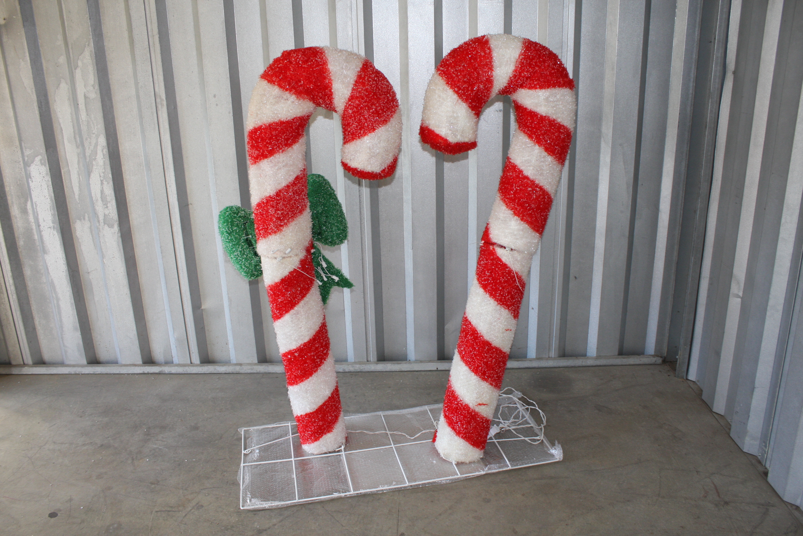 Outdoor Candy Cane Christmas Decor