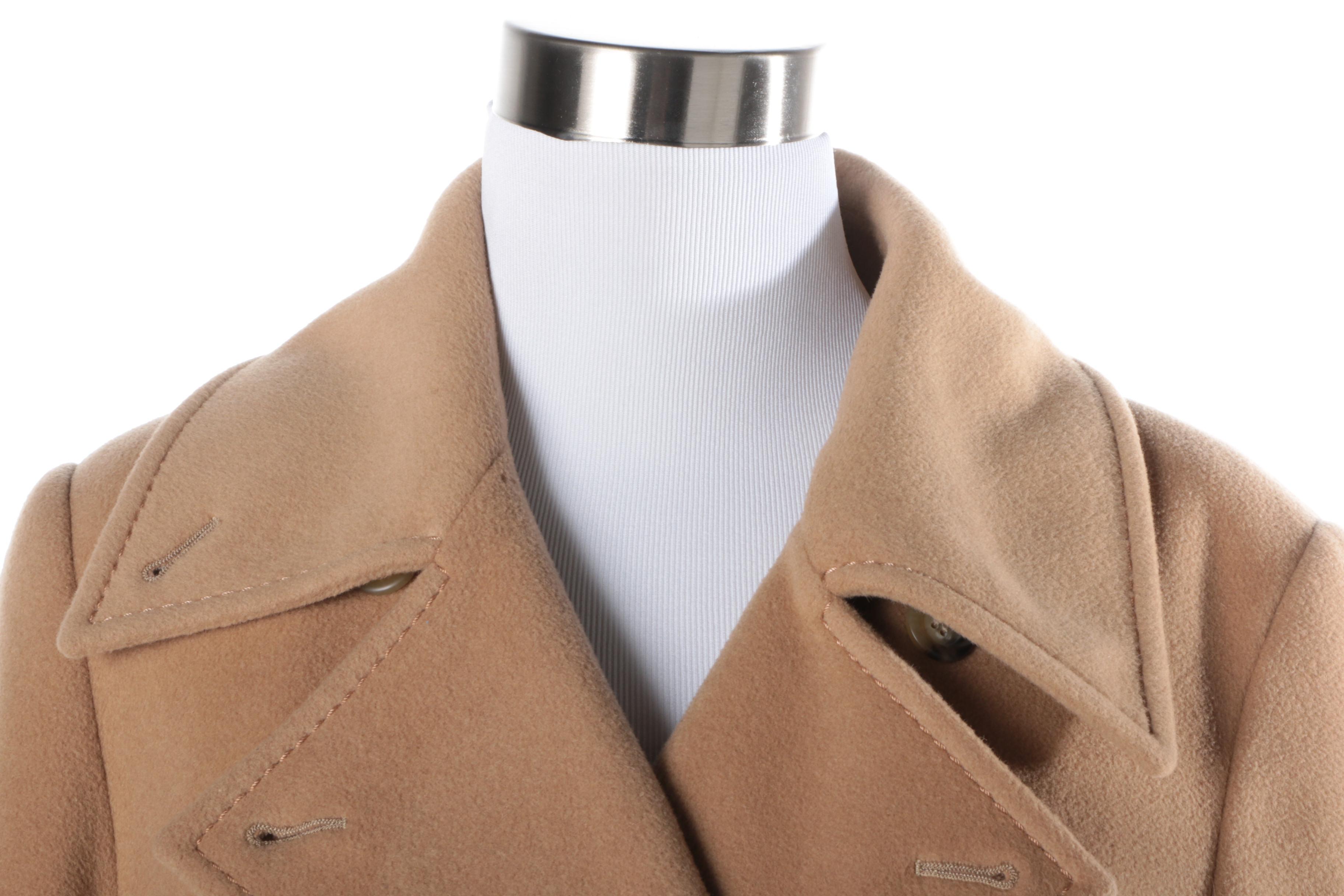Women's Max Mara Tan Wool Blend Coat