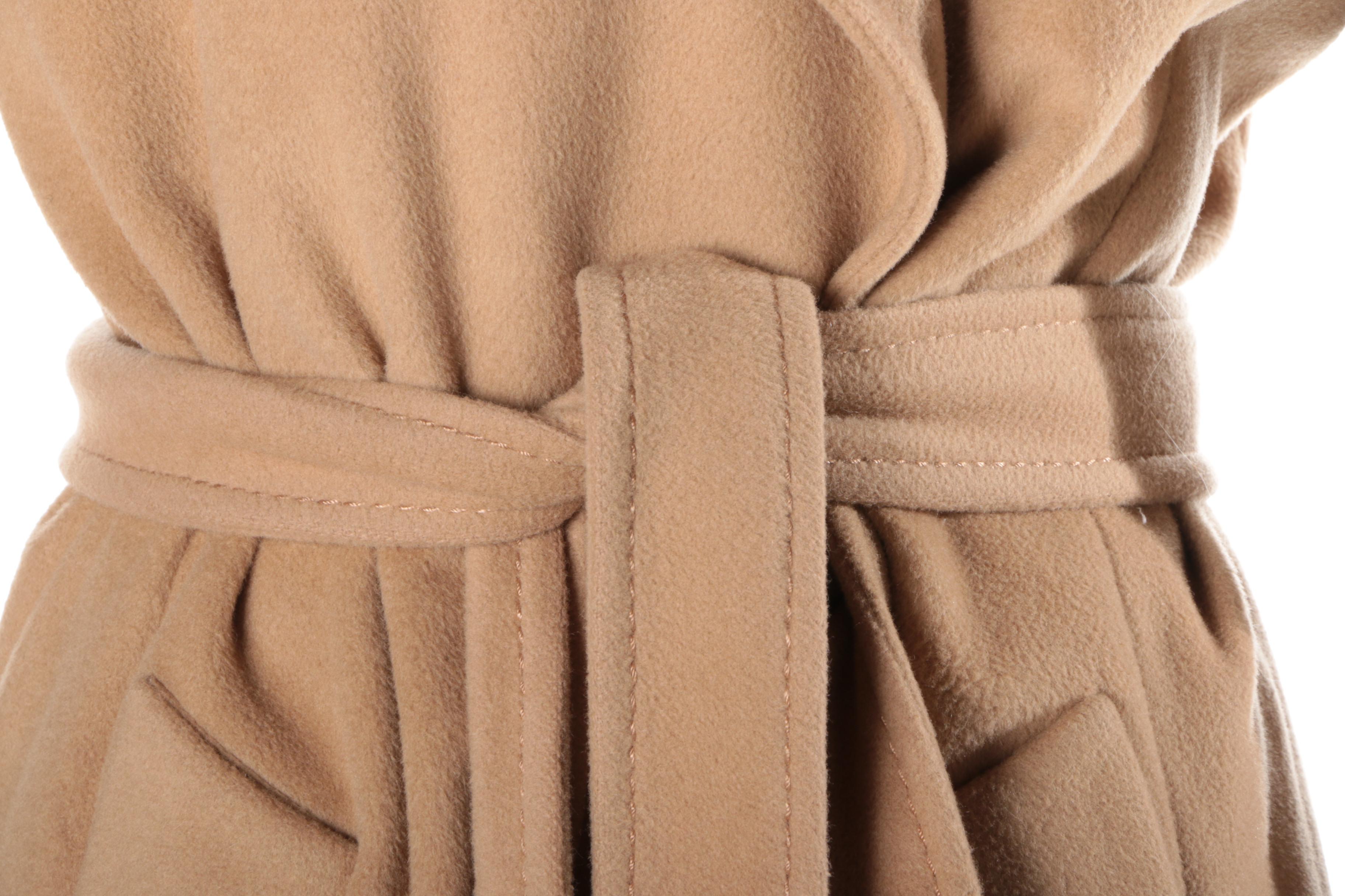 Women's Max Mara Tan Wool Blend Coat