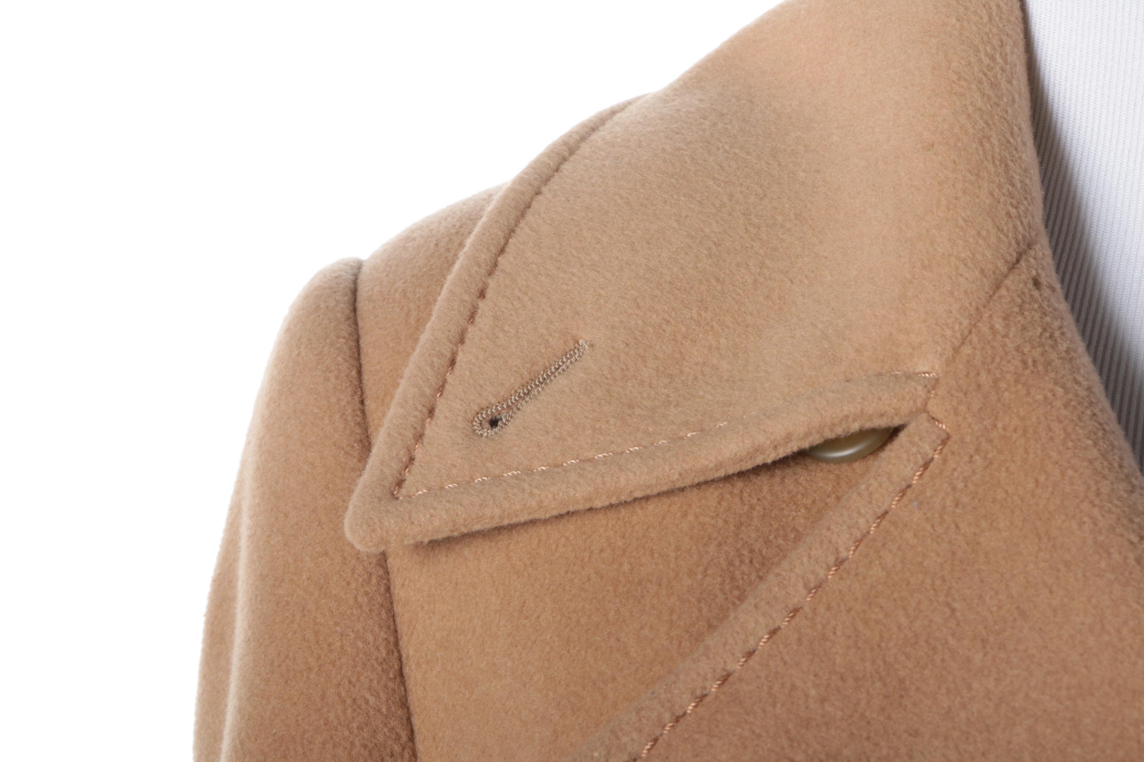 Women's Max Mara Tan Wool Blend Coat