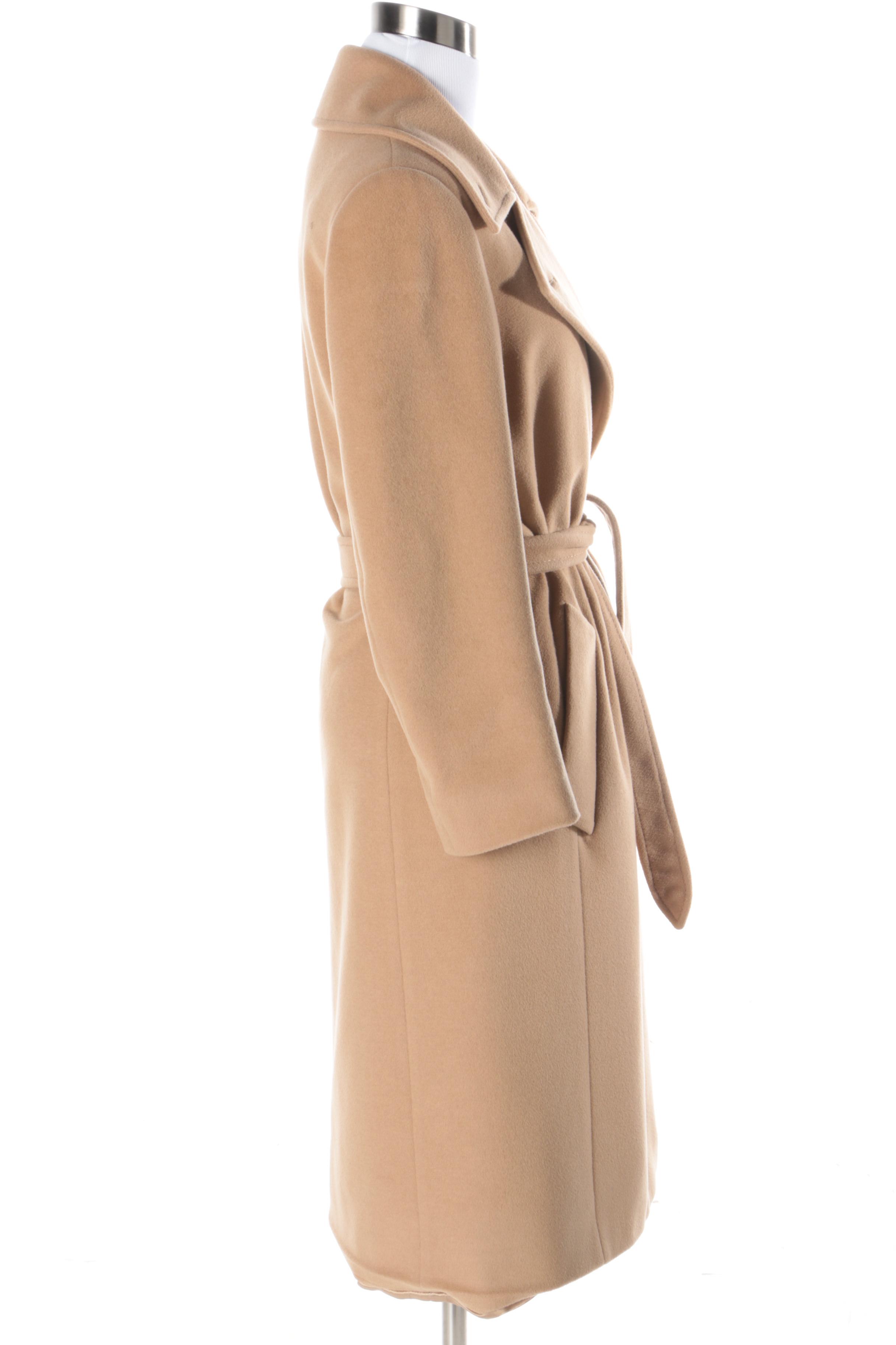 Women's Max Mara Tan Wool Blend Coat