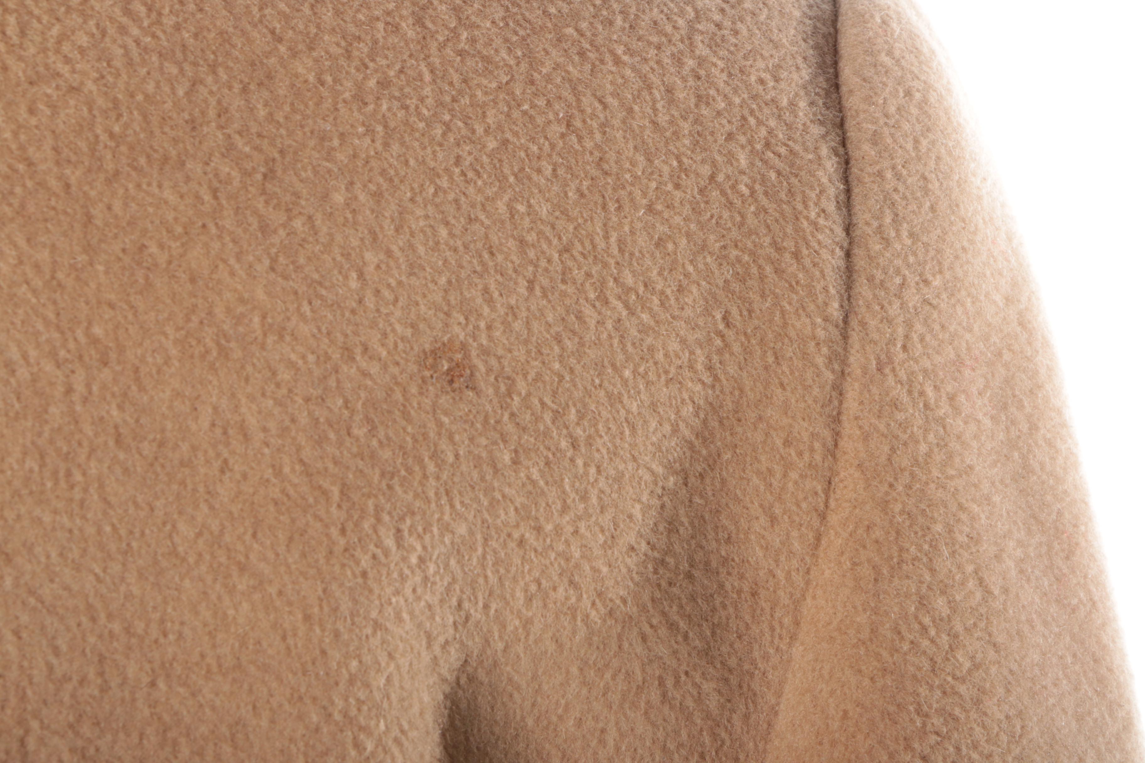 Women's Max Mara Tan Wool Blend Coat