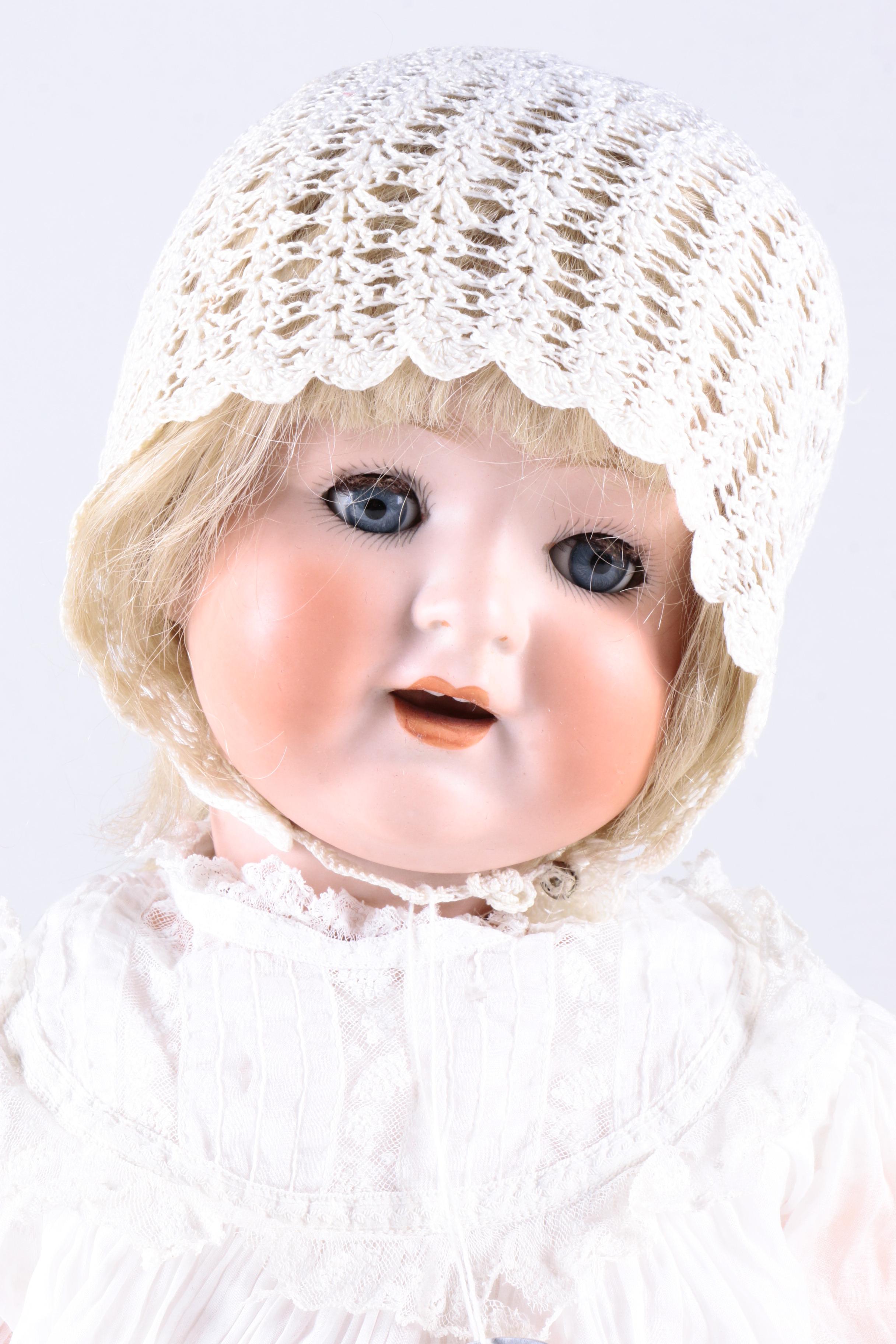 1930s Schoenau & Hoffmeister Bisque and Composition Baby Doll