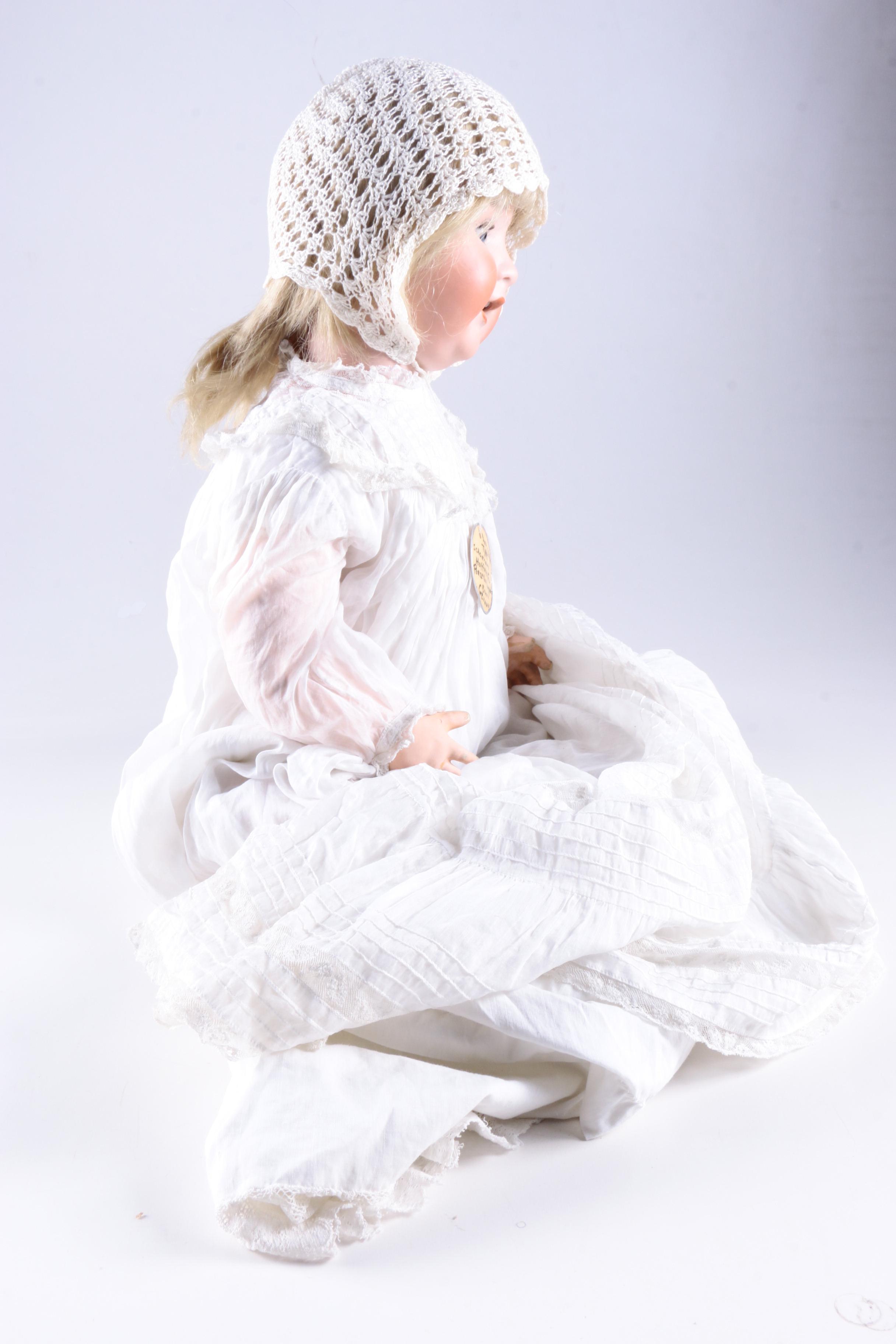 1930s Schoenau & Hoffmeister Bisque and Composition Baby Doll