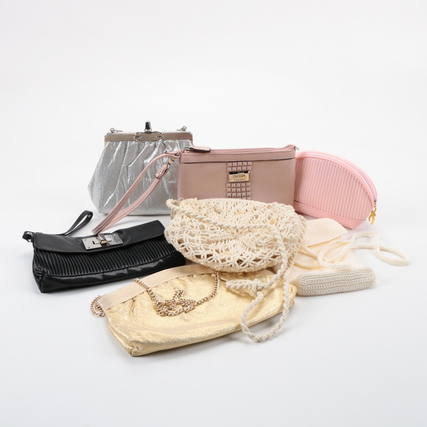 Handbags and Clutches Including Nicole by Nicole Miller