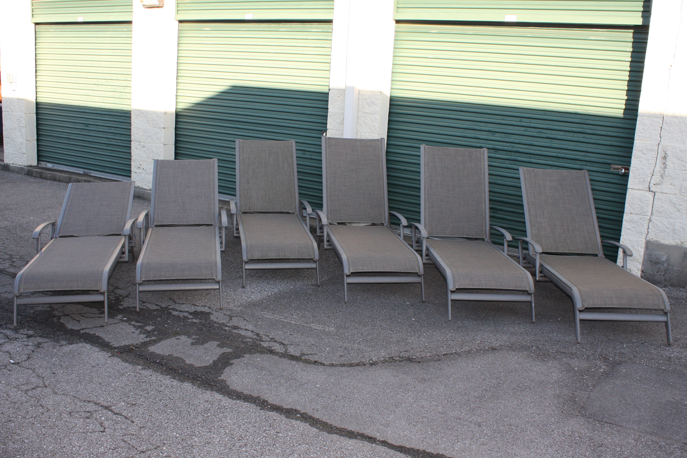 Sunbrella Metal Outdoor Loungers