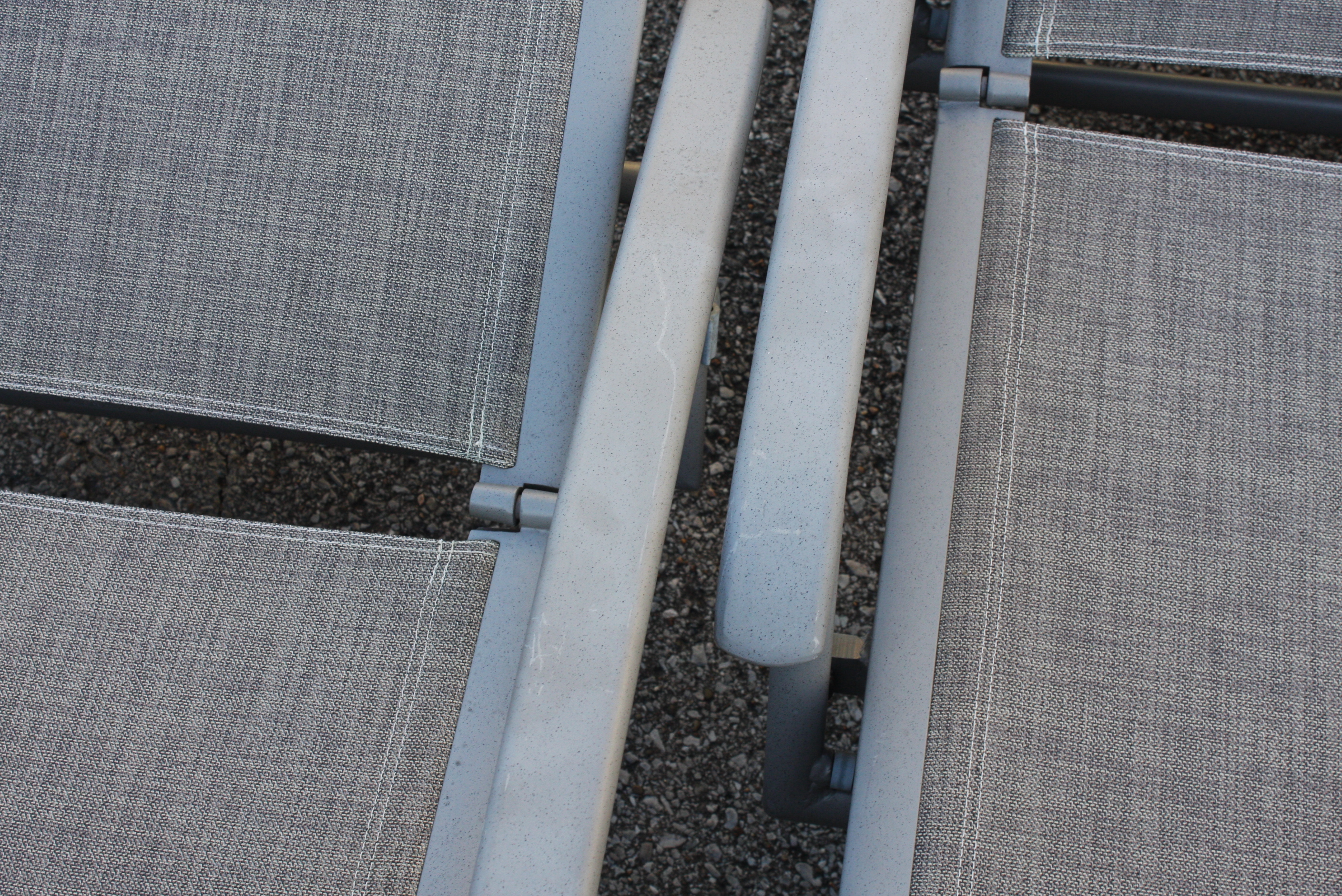 Sunbrella Metal Outdoor Loungers