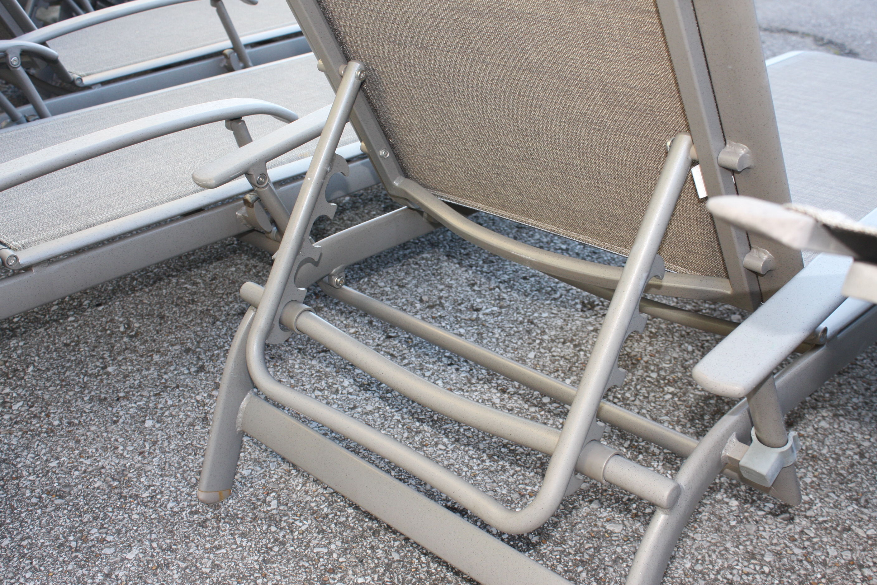 Sunbrella Metal Outdoor Loungers