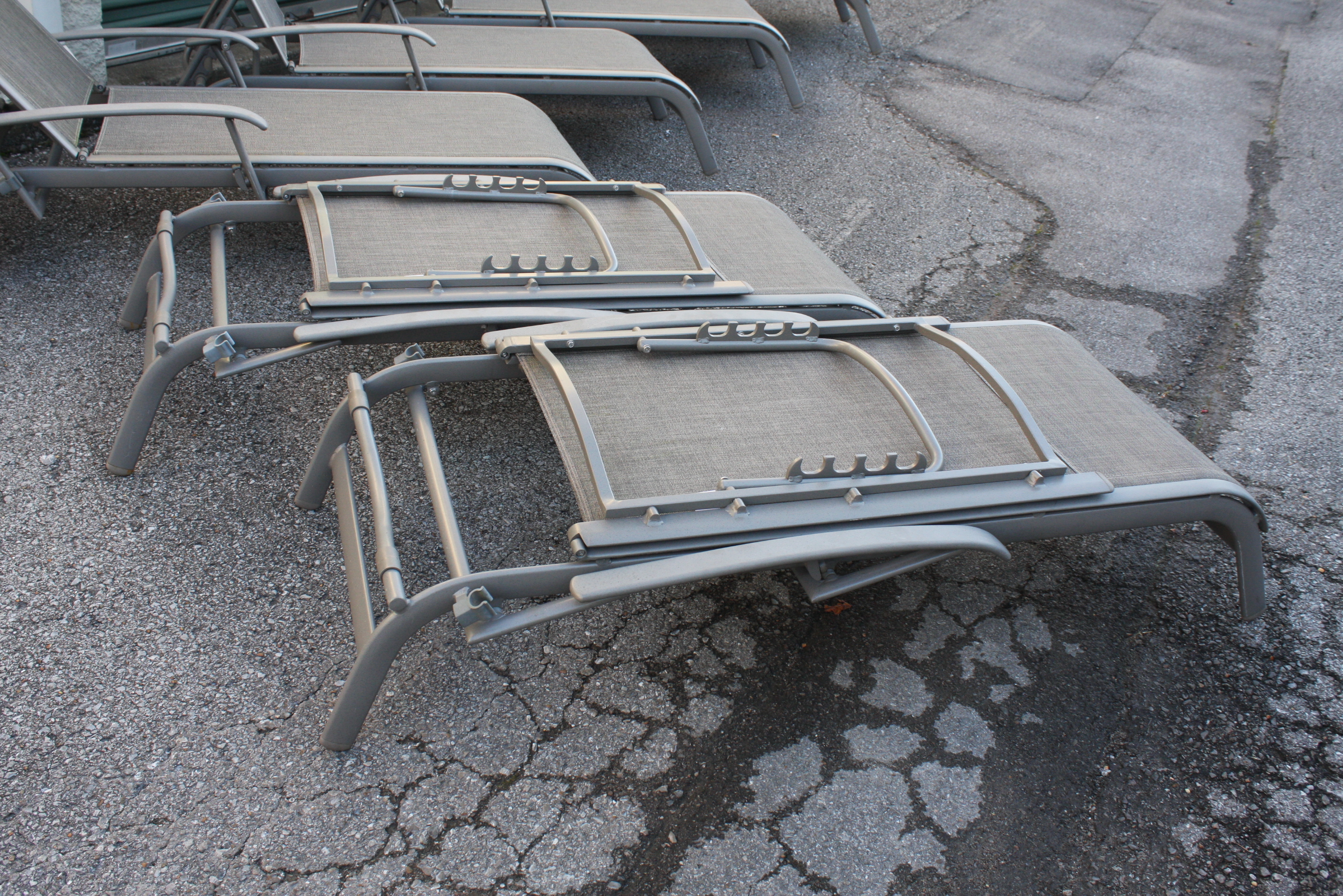 Sunbrella Metal Outdoor Loungers